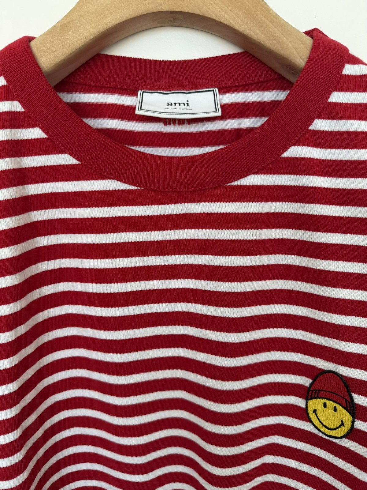 AMI Never worn red stripe Ami long sleeve Size US L / EU 52-54 / 3 - 6 Thumbnail