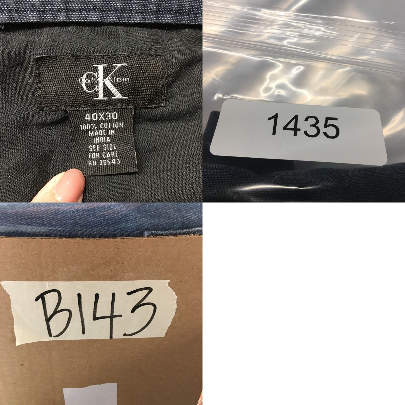 Calvin Klein Calvin Klein Straight Leg Pants Mens 40x30 Blue Flat Front Mid Rise Zip Fly Regular Fit Straight Leg Color Blue Men’s Pants Size 27" / US 4 / IT 40 - 9 Thumbnail
