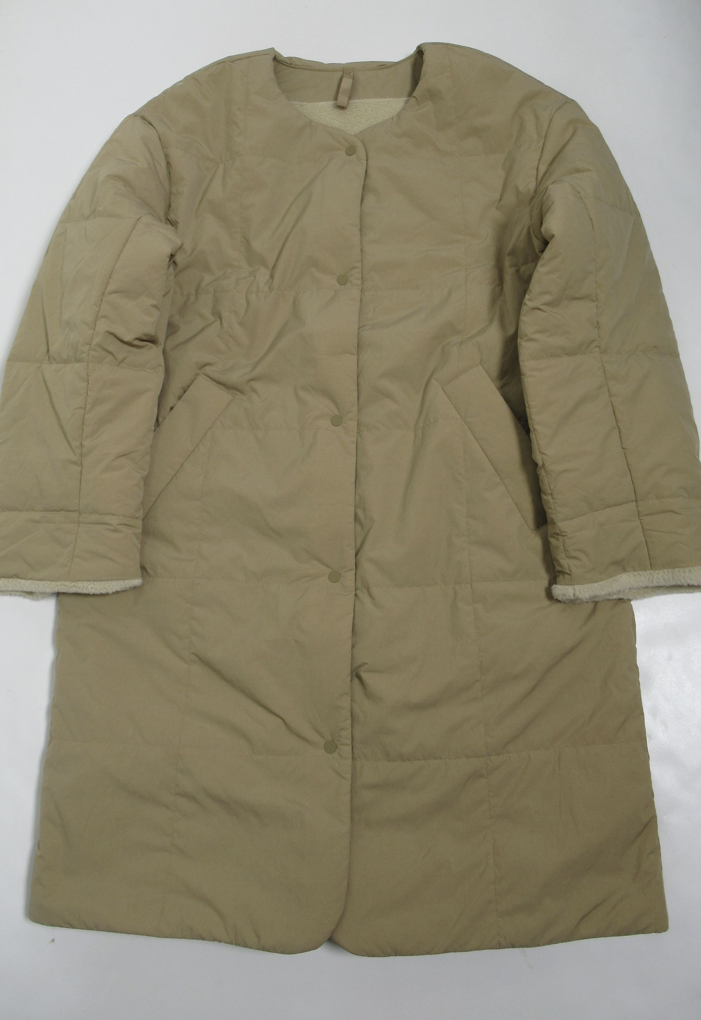 Lululemon Lululemon Fleece Lined Insulated Long Coat Filbert Tan Size M / US 6-8 / IT 42-44 - 1 Thumbnail