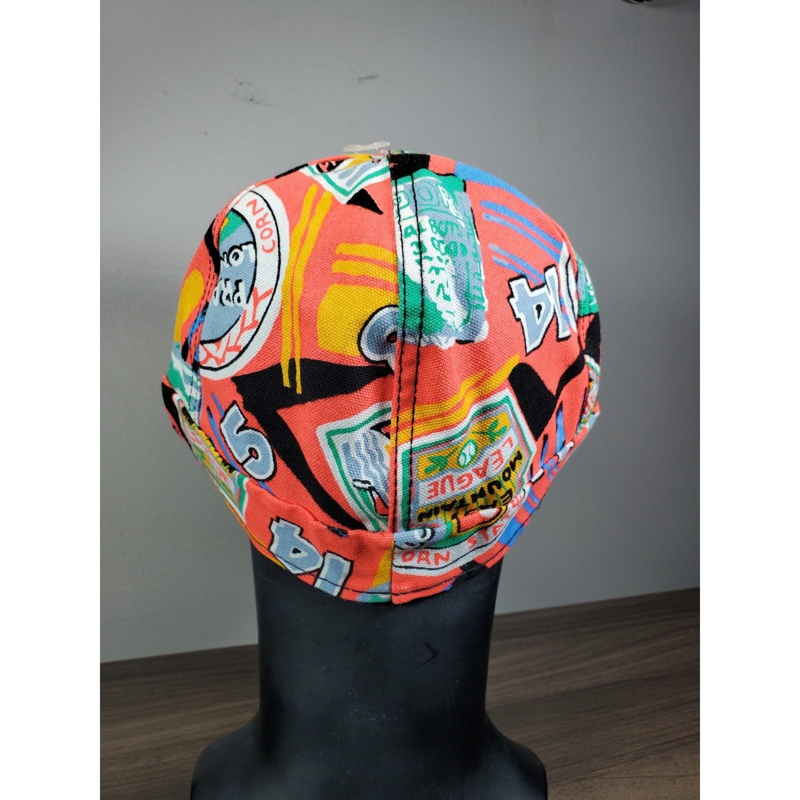 Stormy Kromer × Vintage Kromer Baseball All Over Print Fitted Railroad Hat Cap 7 1/8 Size 32 - 6 Thumbnail