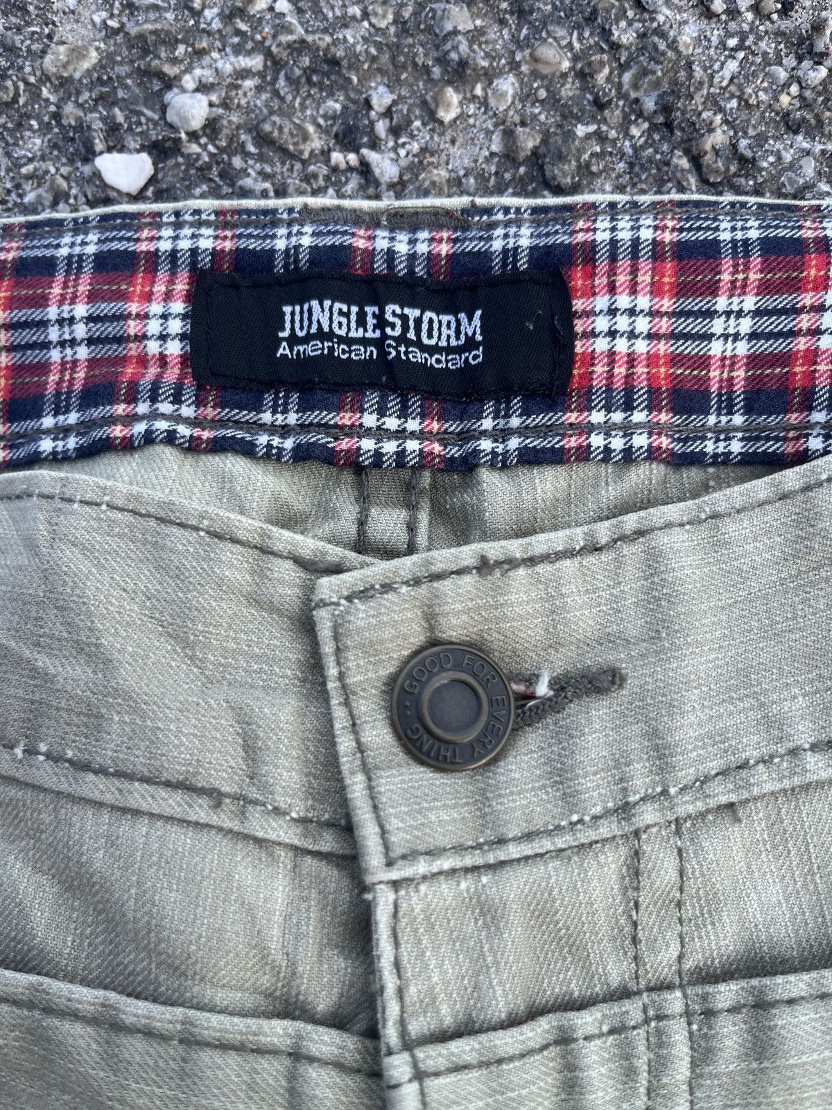 Japanese Brand Jungle Storm Double Waisted Pant Size US 30 / EU 46 - 6 Thumbnail