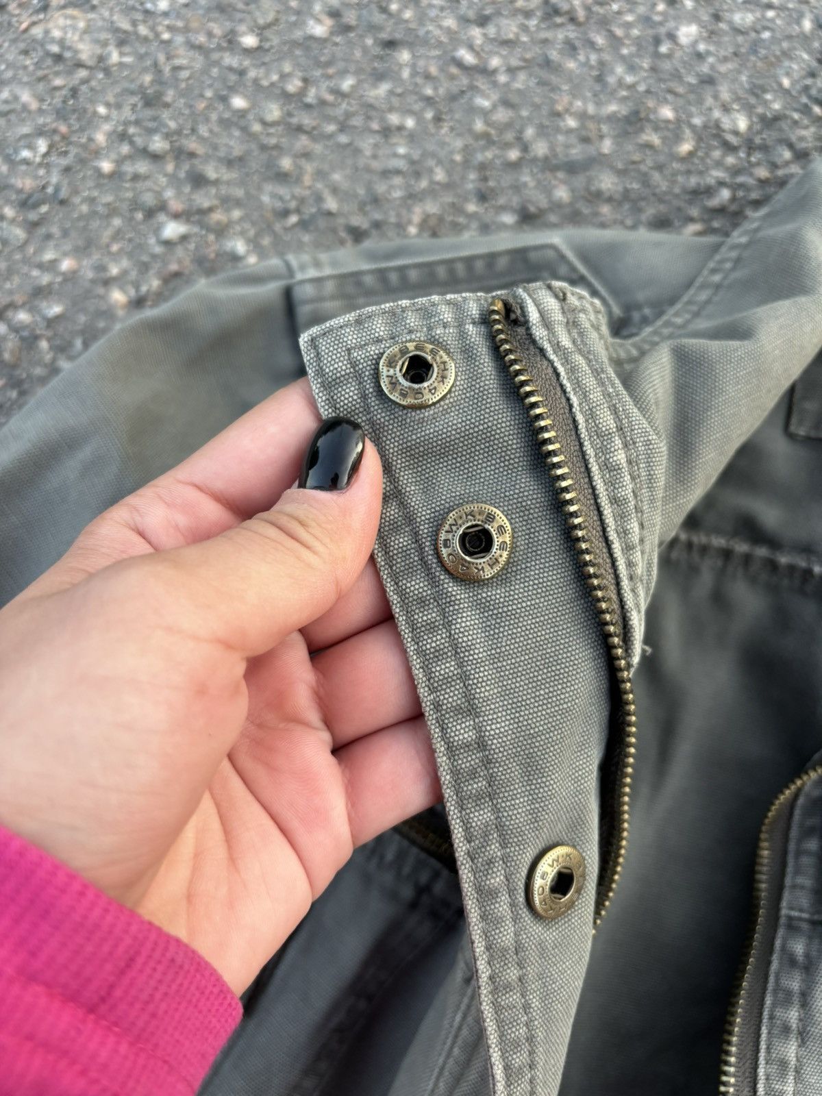 Vintage Vintage Perfect grunge grey gorpcore utility y2k jacket Size L / US 10 / IT 46 - 3 Thumbnail