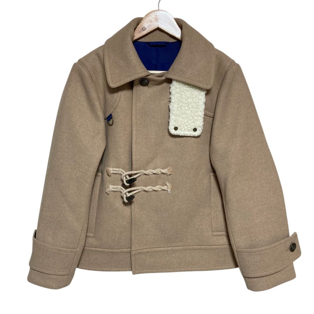 Other Other daichiogata Wool Short Coat Textile Outerwear ADR25AWBL01 DUTY FREE for USA Size ONE SIZE - 1 Thumbnail