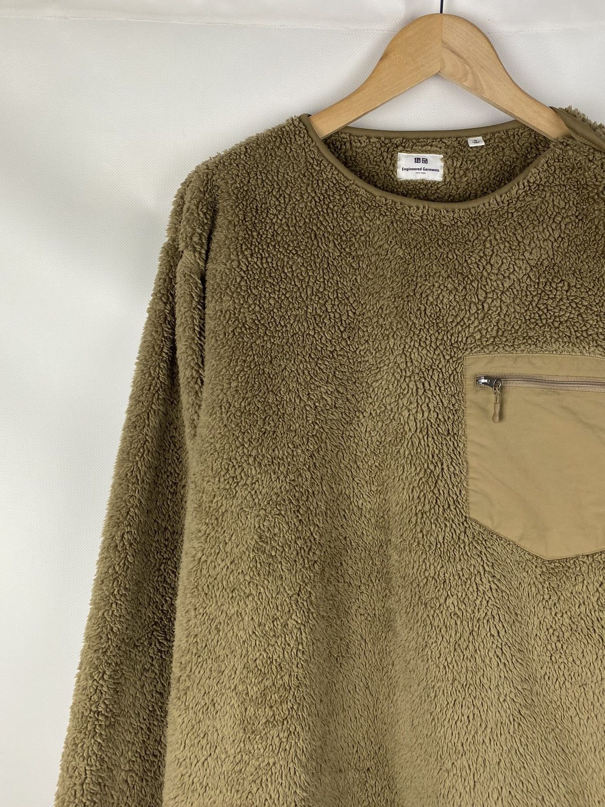 Engineered Garments × Japanese Brand × Uniqlo Uniqlo Engineered Garments men’s fleece sweatshirt pullover Size US M / EU 48-50 / 2 - 4 Thumbnail