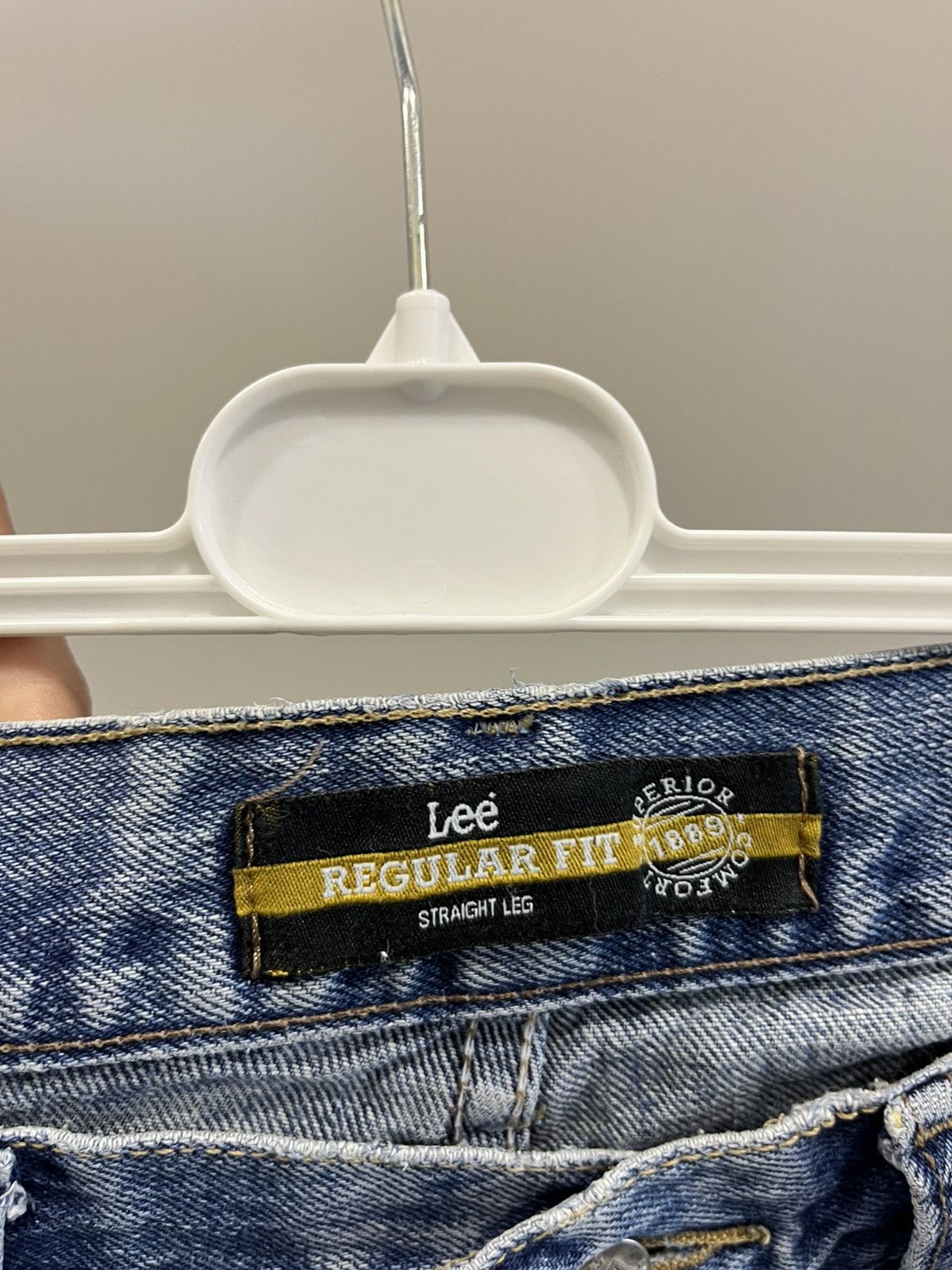 Lee VTG 90’s Lee Straight Leg Y2K Blue Jeans Streetwear 33/30 Size US 33 - 6 Thumbnail