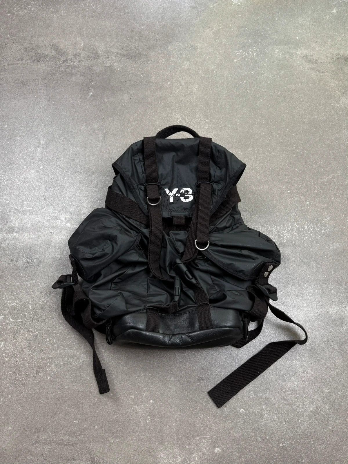 Yohji Yamamoto Y3 Utility Backpack Wallet Y3 Yamamoto Backpack 