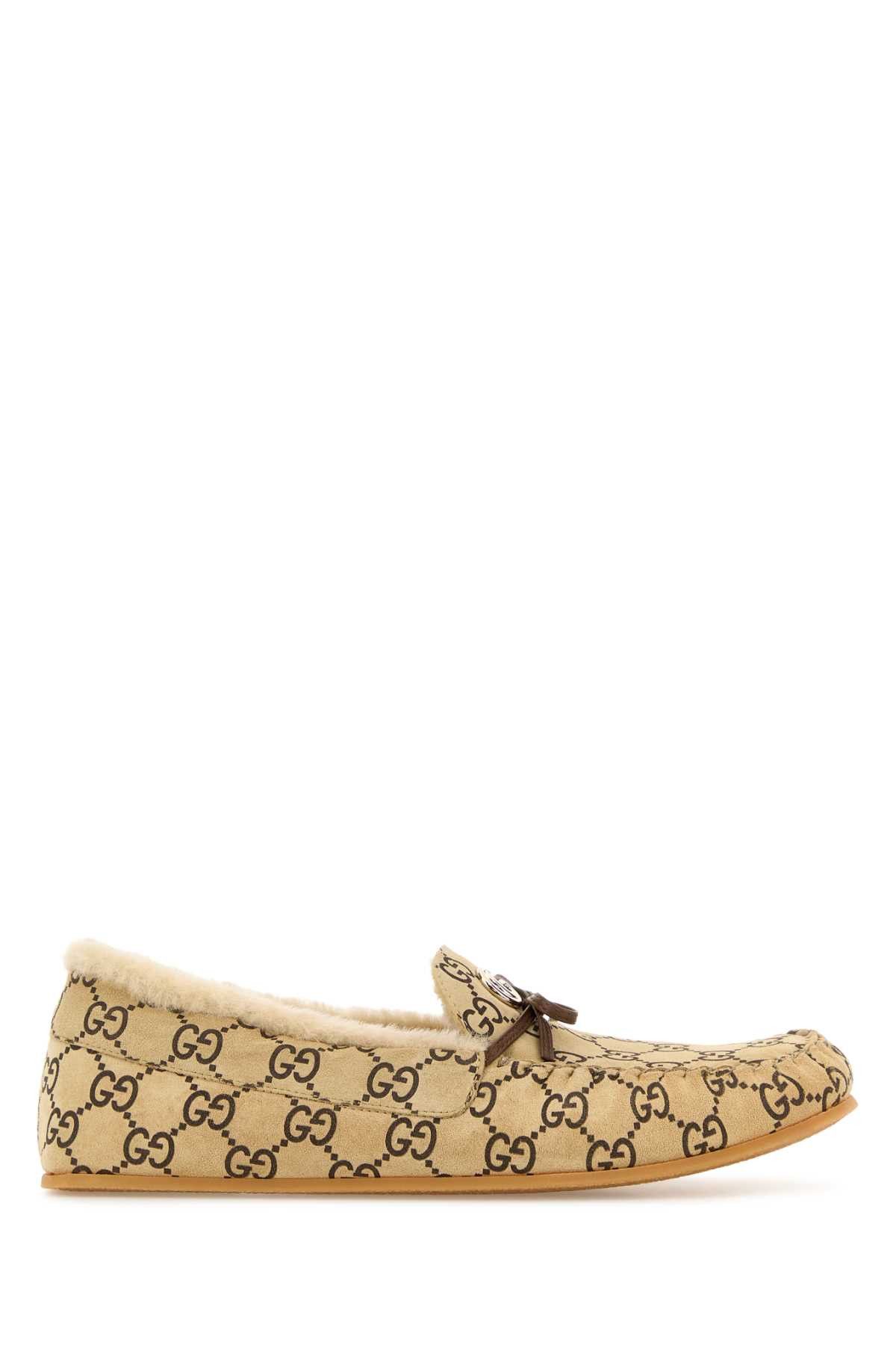 Gucci Printed Leather Loafers Size US 6 / IT 36 - 1 Thumbnail