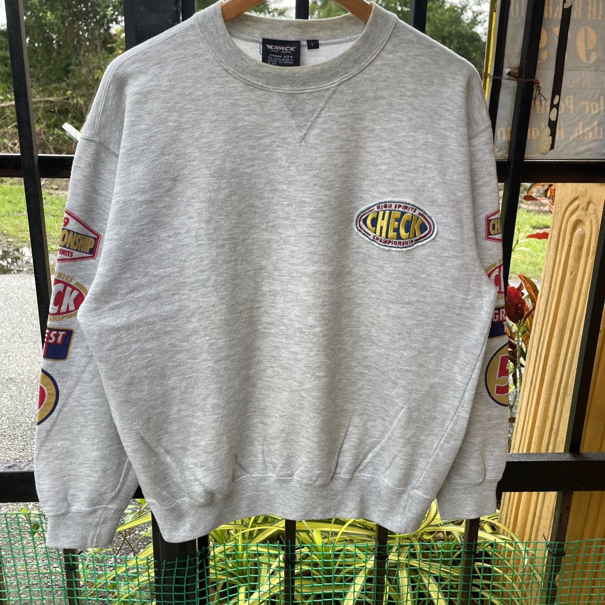 Vintage 🔥Vintage 90s Crack USA Championship Crewneck Sweatshirts Size US M / EU 48-50 / 2 - 5 Thumbnail