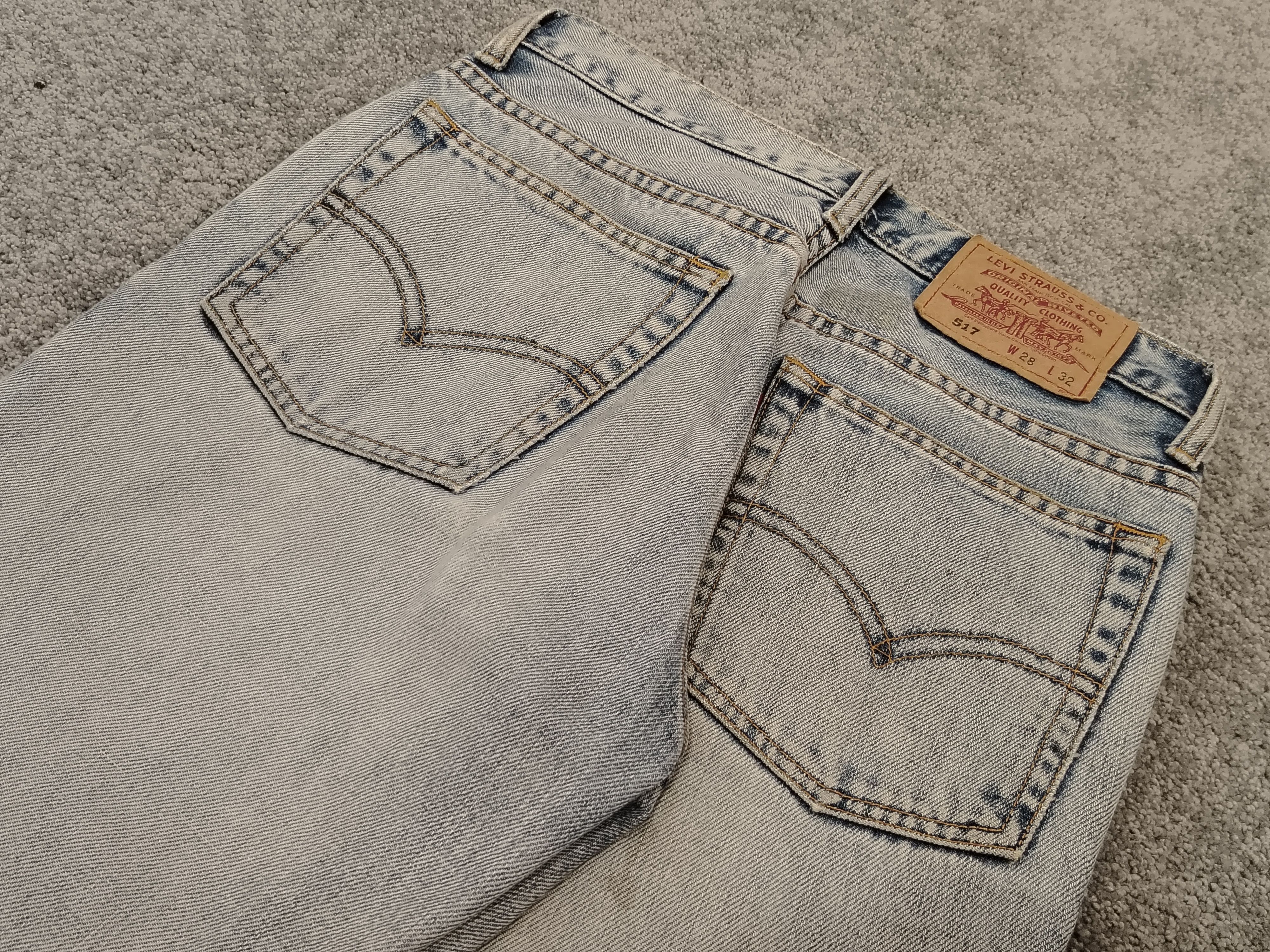 Levi's × Vintage Levis 517 Jeans Flare Bootcut Size US 27 - 18 Thumbnail