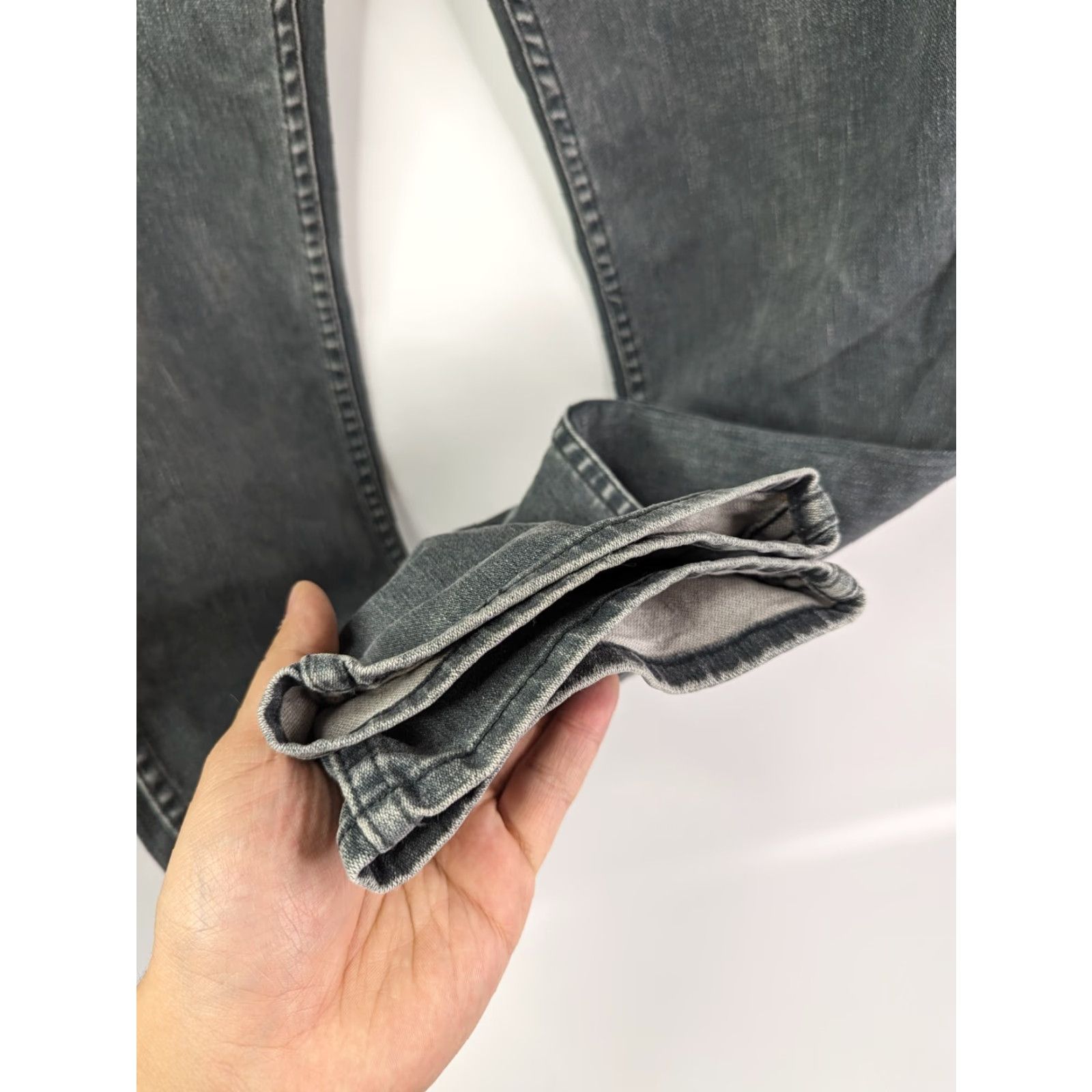 Levi's Levi's 511 Slim Fit Jeans Mens Gray Denim Dark Wash 34 Inseam 33 84511-0214 Size US 34 / EU 50 - 3 Thumbnail