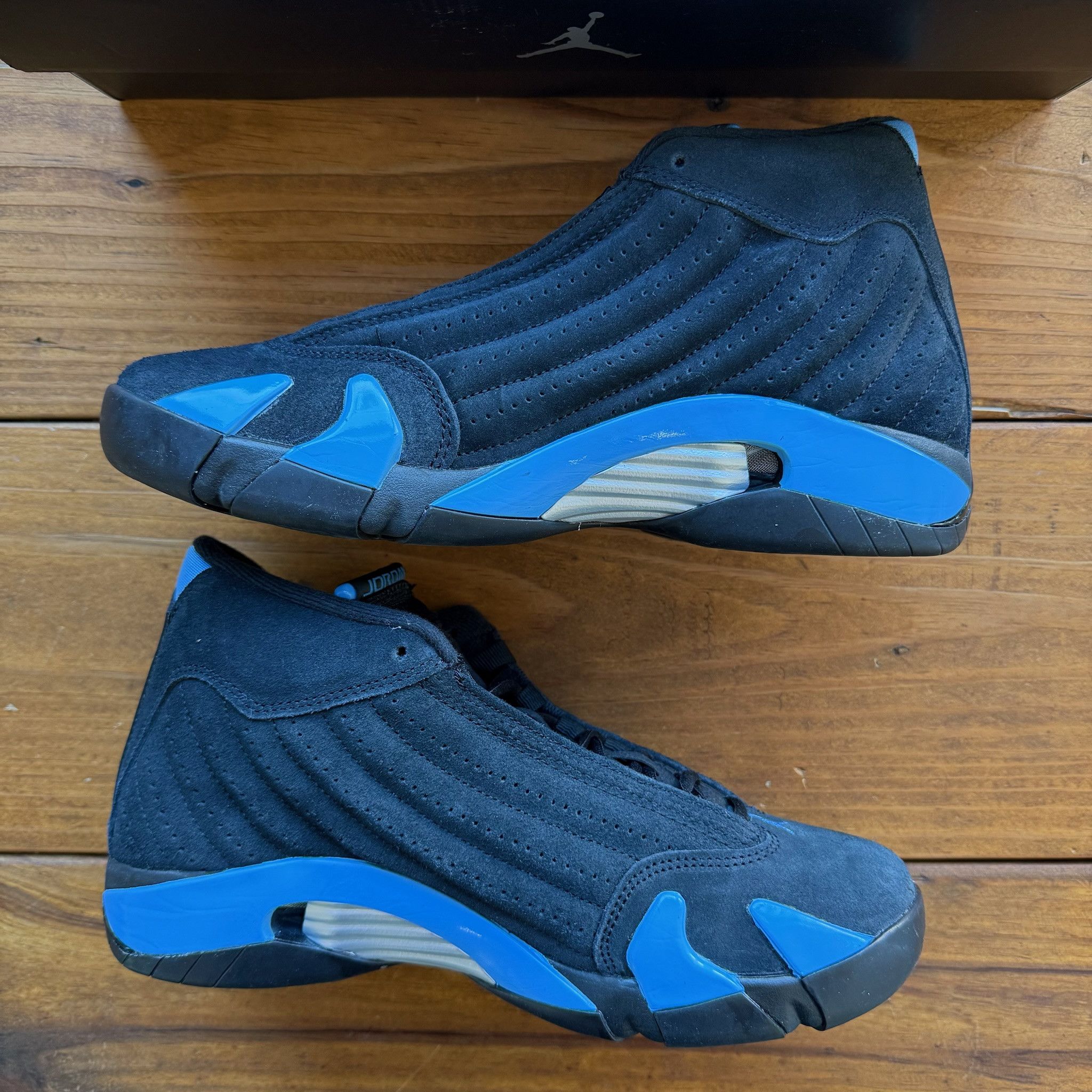 Jordan Brand Jordan 14 Retro 'Black University Blue' 2026 - 487471-007 Size US 13 / EU 46 - 3 Thumbnail