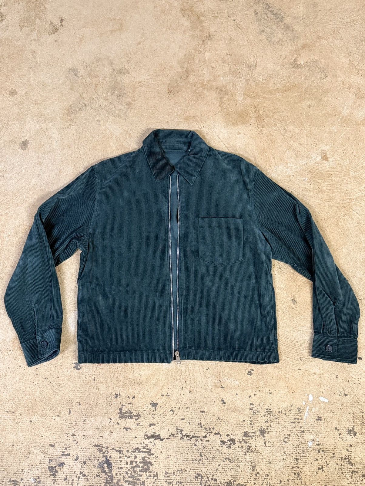 Uniqlo Green Corduroy Jacket (X-SMALL) Size US XS / EU 42 / 0 - 1 Thumbnail