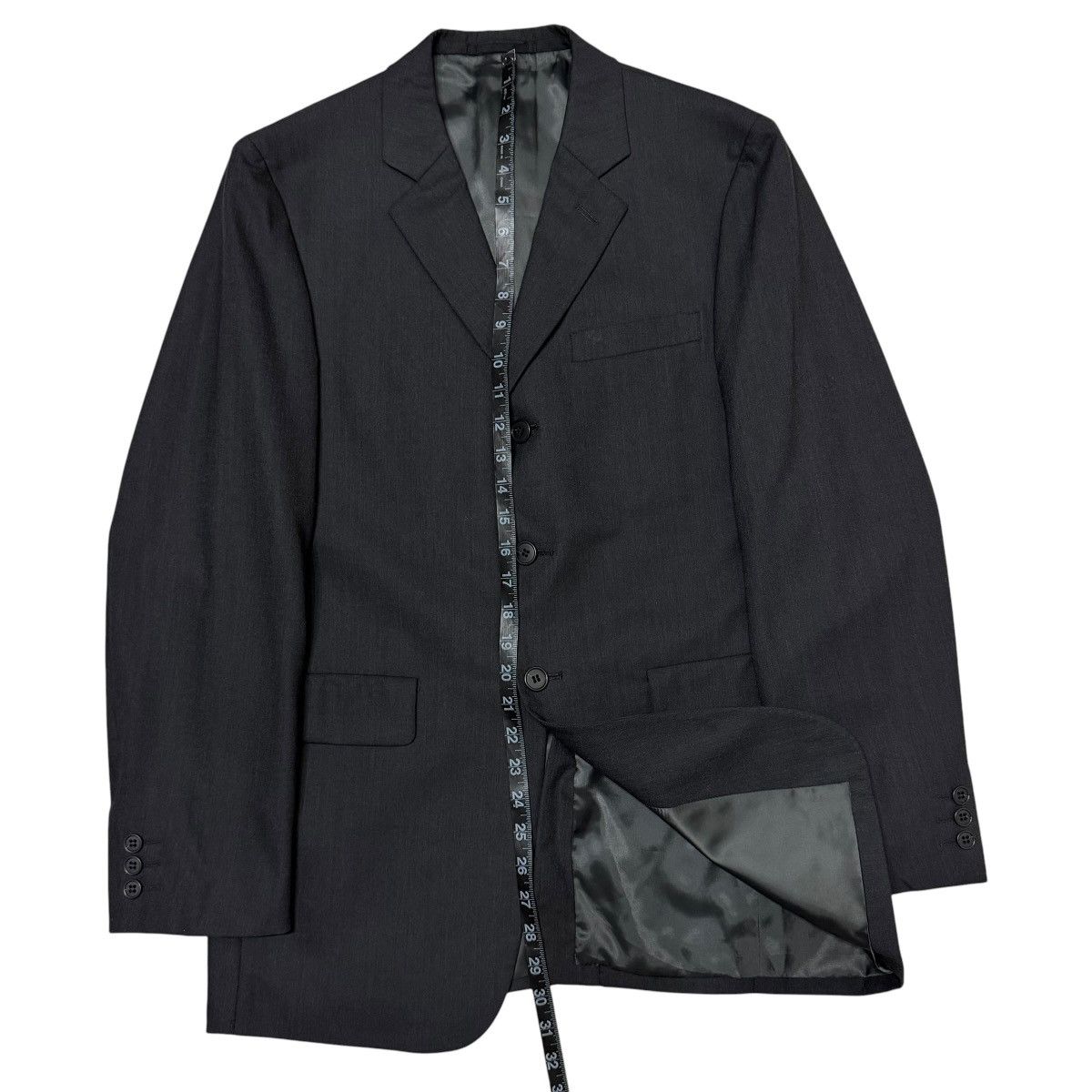 Yohji Yamamoto 769 90s Yohji Yamamoto D'URBAN A.A.R suit set up men vintage Size 38R - 9 Thumbnail