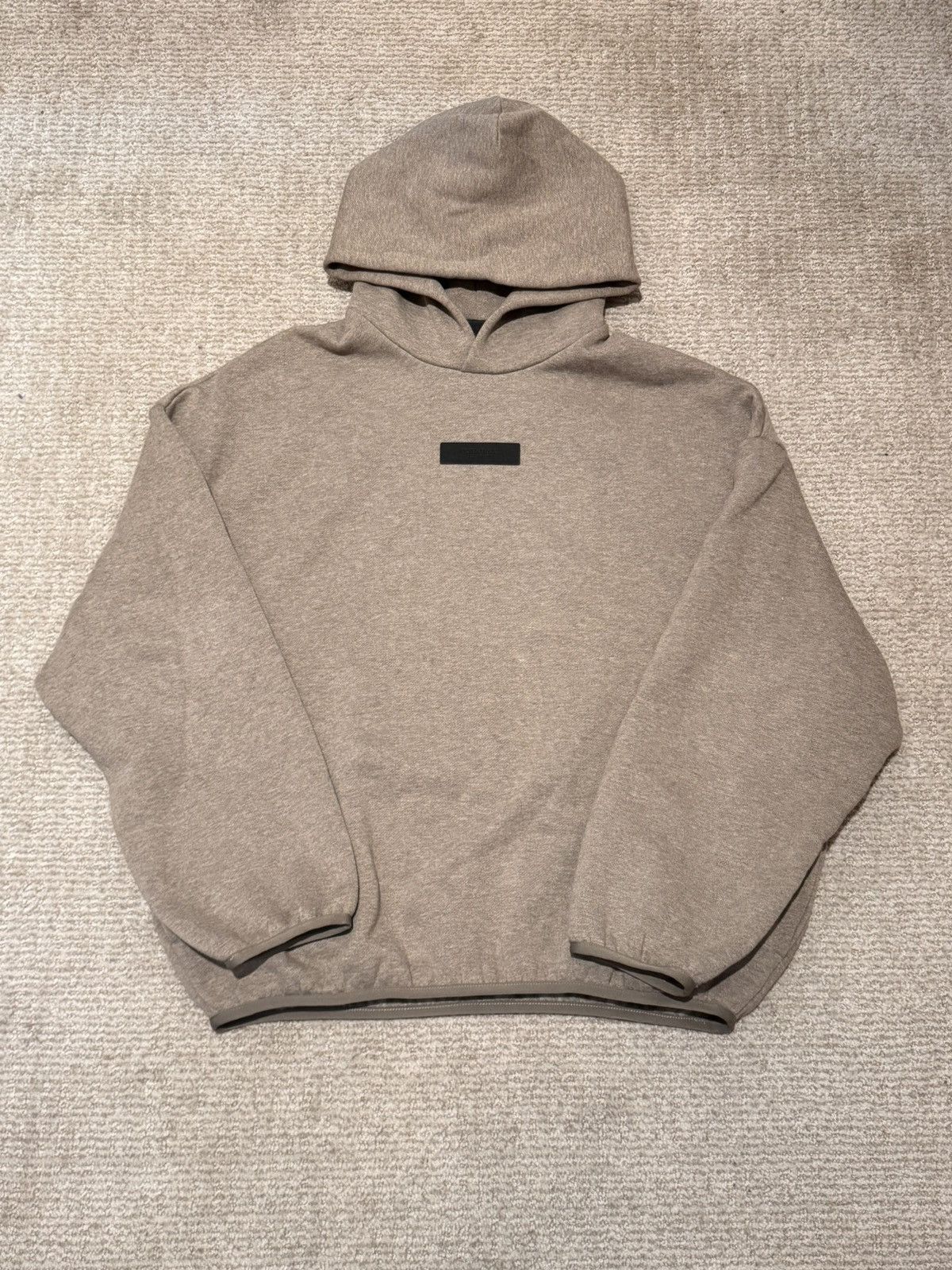 Fear of God Essentials Grey Elasticized Hoodie