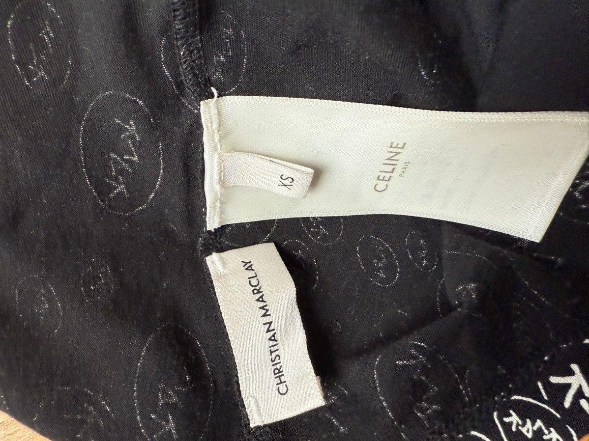 Celine x Christian Marclay Logo Shirt Size XS / US 0-2 / IT 36-38 - 3 Thumbnail