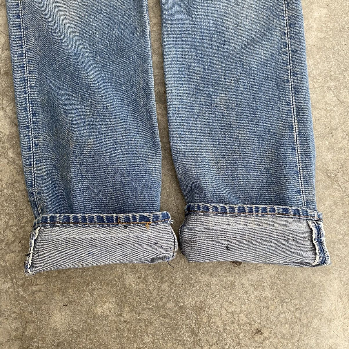 Levi's Size 31x32.5 Vintage 1997 Levis 501 Faded Blue Denim Jeans Size US 31 - 7 Thumbnail