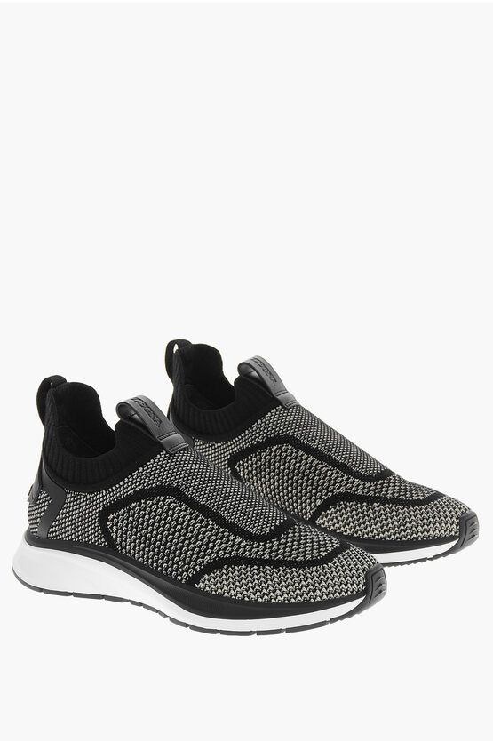 image of Ermenegildo Zegna Rubber Sole Tm Trainer Slip On Low Sneakers in Grey, Men's (Size 12)