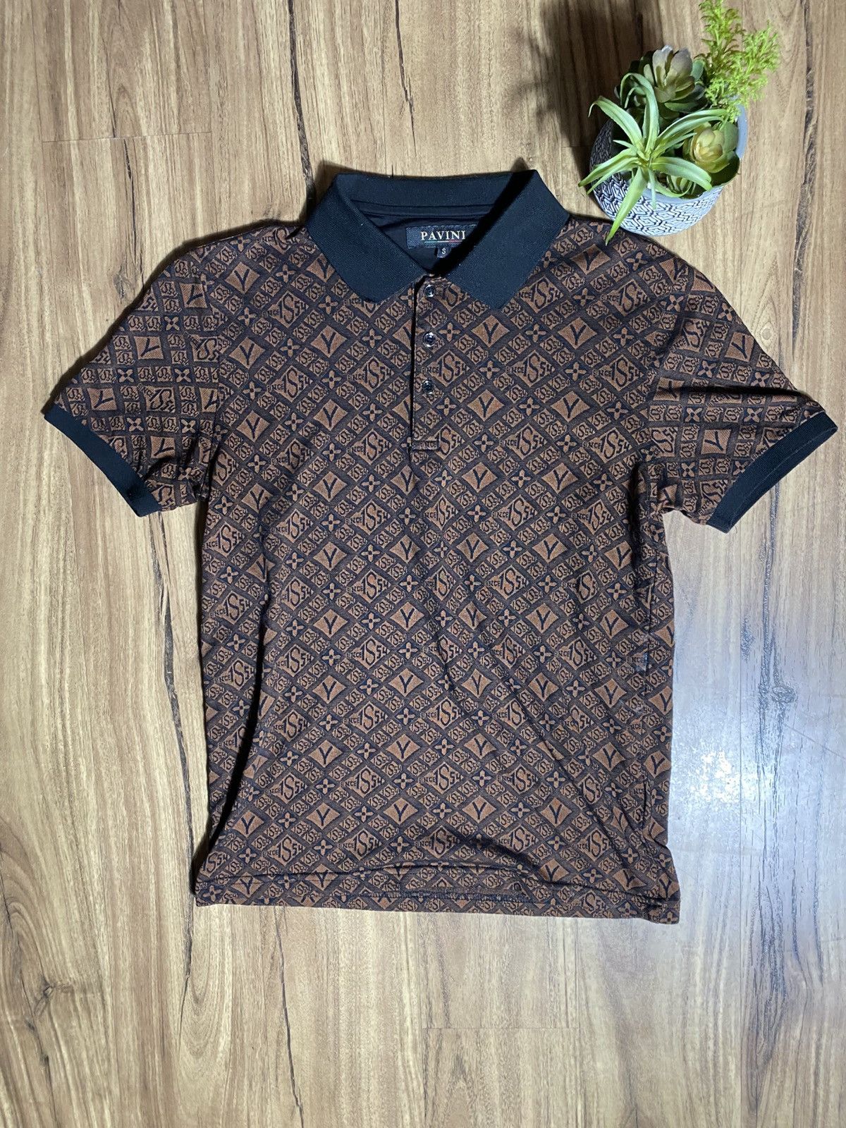 Italia Independent Pavini Brown Polo Size US S / EU 44-46 / 1 - 1 Thumbnail