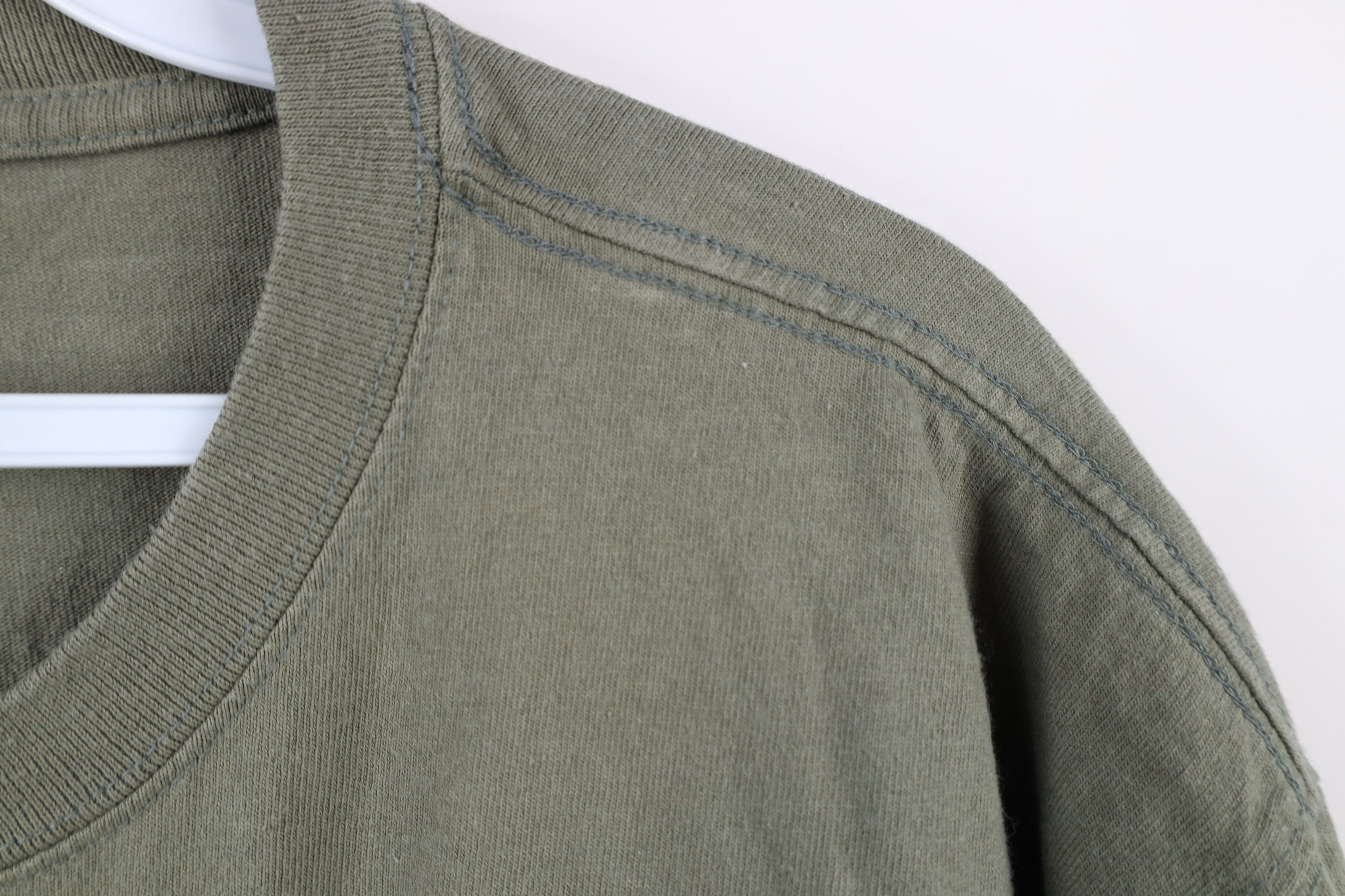 Carhartt × Vintage Vintage Y2K Carhartt Spell Loose Fit Pocket T-Shirt Green Size US L / EU 52-54 / 3 - 7 Thumbnail