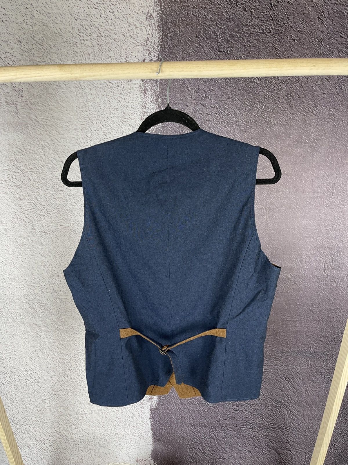 Weber Weber + Weber Sartoria wool vest RRP 500$ made in Italy Size 38R - 8 Thumbnail