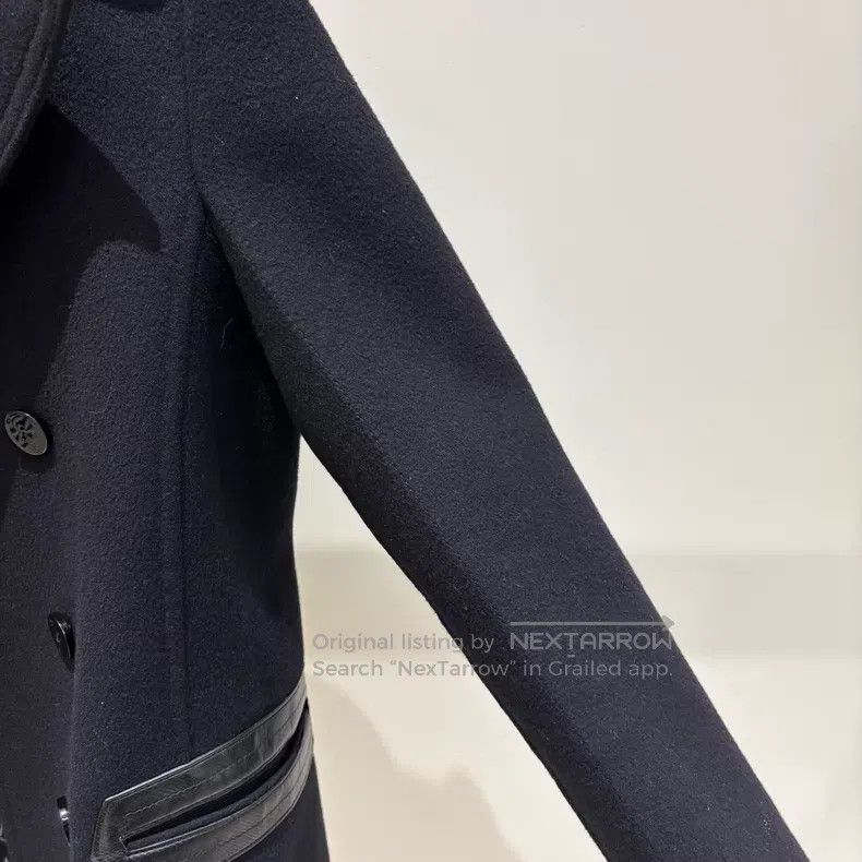 Louis Vuitton Louis Vuitton Black wool coat Size XS / US 0-2 / IT 36-38 - 4 Thumbnail