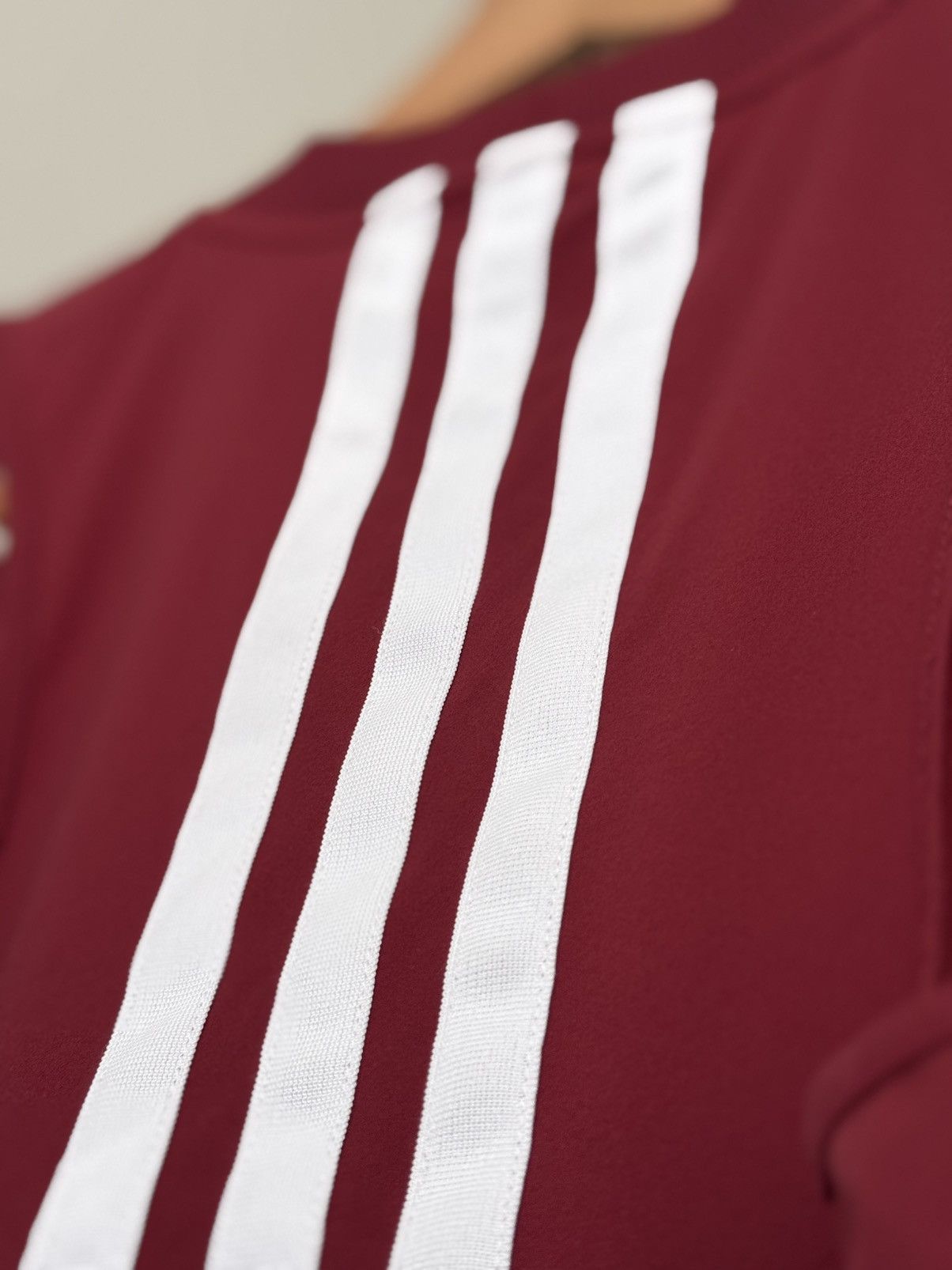 Y-3 Y-3 adidas x Yohji Yamamoto burgundy tank top stripped back Size M / US 6-8 / IT 42-44 - 8 Thumbnail