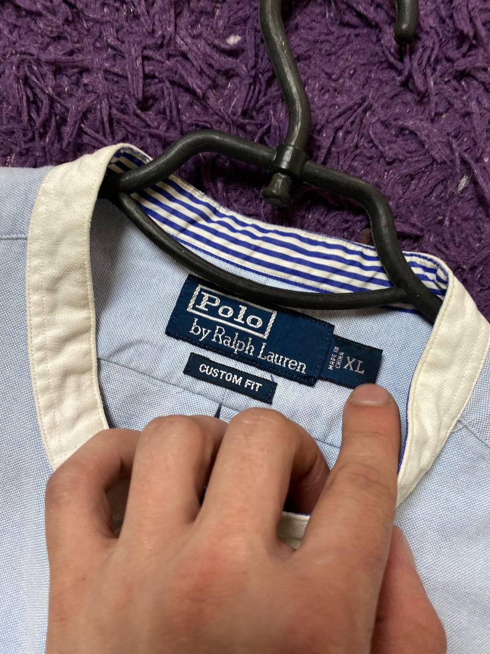 Polo Ralph Lauren Polo Ralph Lauren Custom Fit Button Up Shirt Size XL Size US XL / EU 56 / 4 - 2 Thumbnail