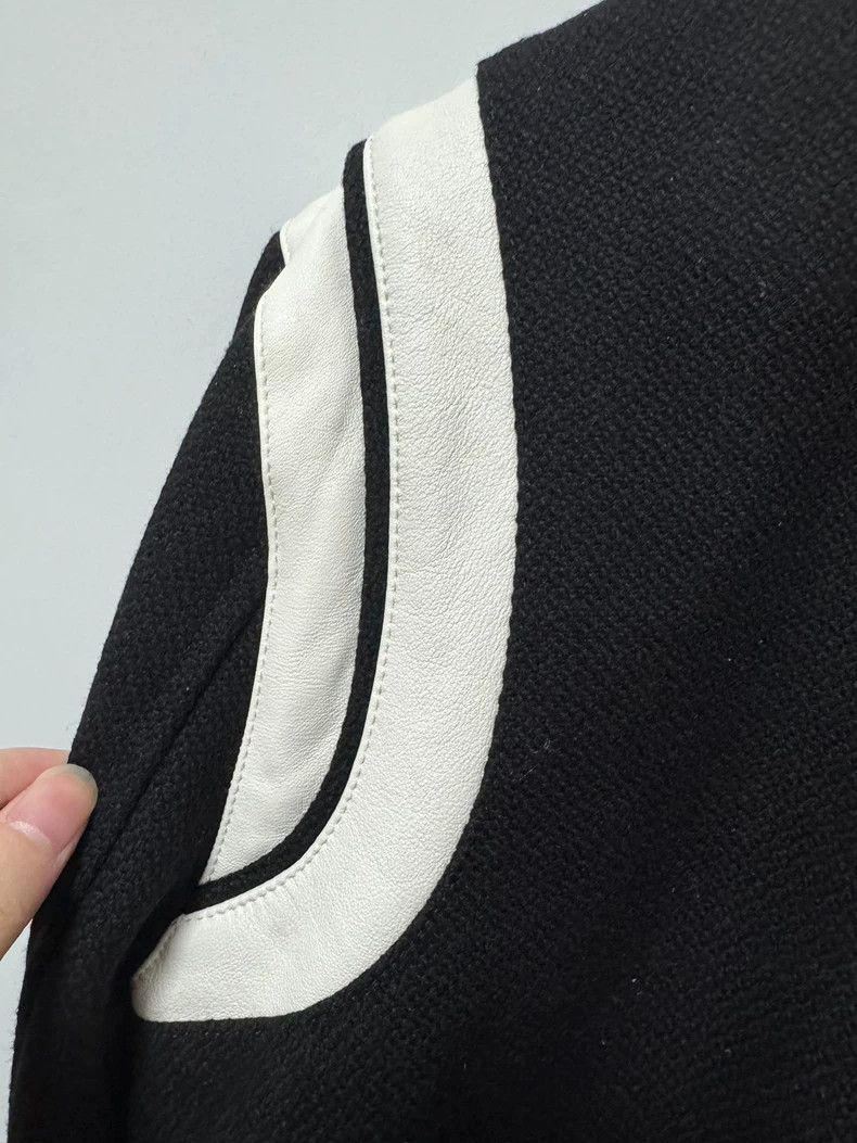 Saint Laurent Paris saint Laurent paris21fw patchwork black and white Teddy ja Size US M / EU 48-50 / 2 - 4 Thumbnail