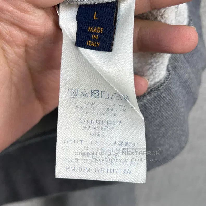 Louis Vuitton Louis Vuitton Slogan logo printed pullover sweatshirt Size US L / EU 52-54 / 3 - 5 Thumbnail