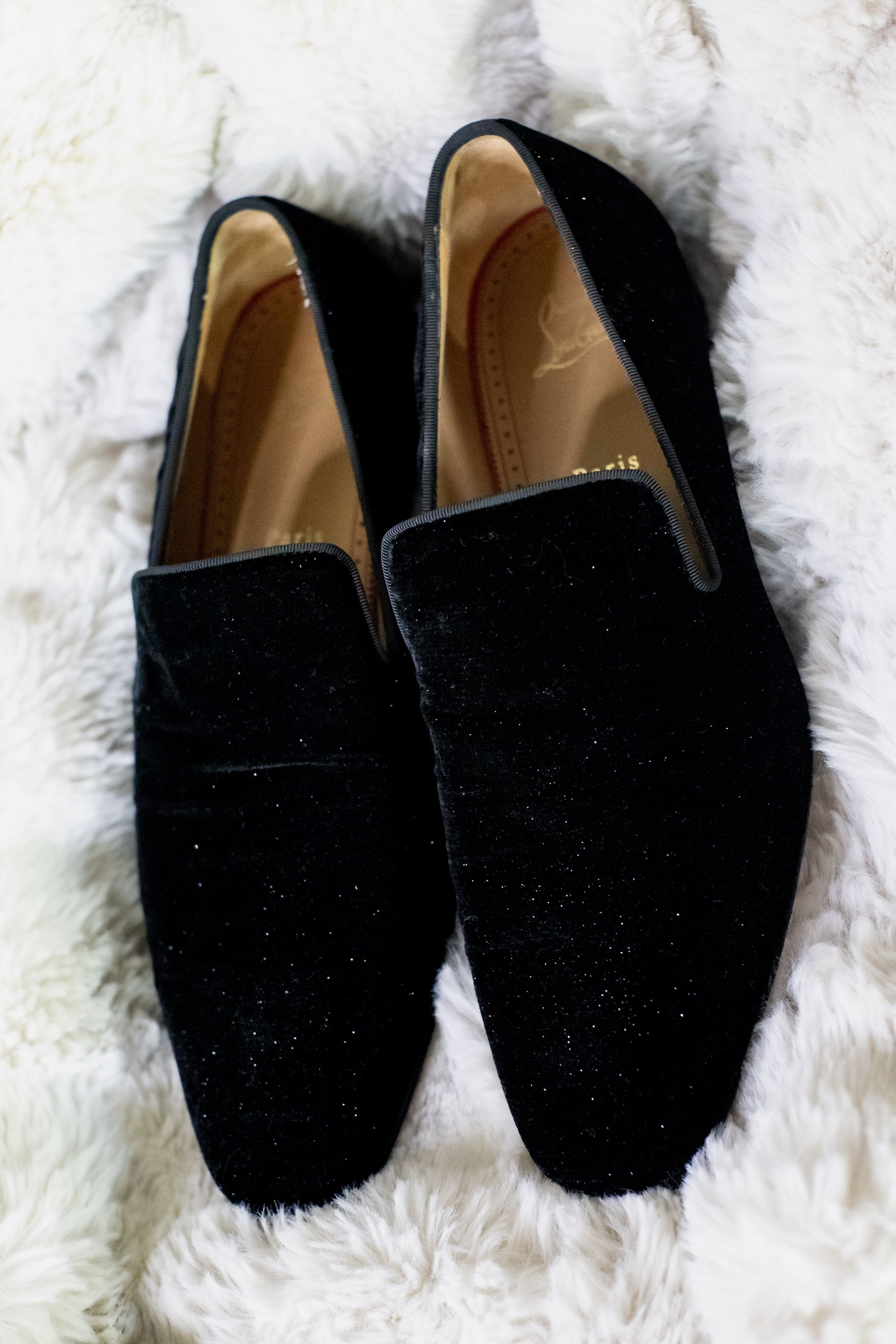 Louboutin Dandelion Loafers – Subtle Glitter Finish