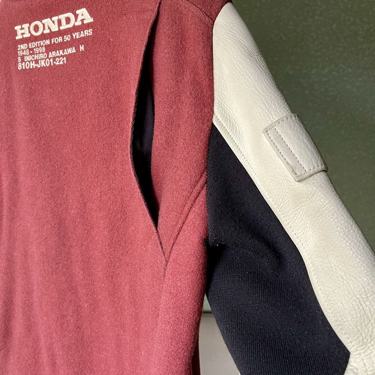 Honda AW98 Moto Varsity Jacket Size US M / EU 48-50 / 2 - 7 Thumbnail