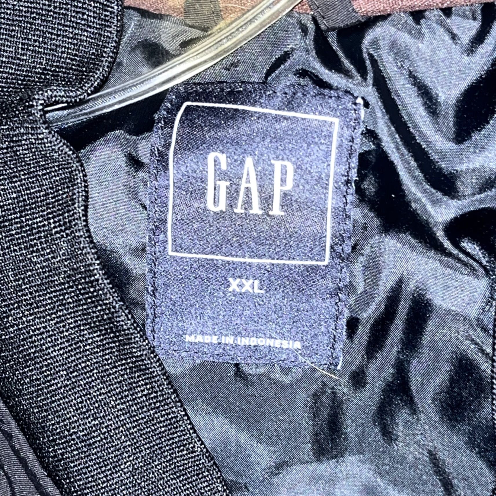 Gap VINTAGE GAP GRAY Thick fleece ZIP VEST Big BLUE pockets Men's 2XL Gray with Blue Pockets Fleece Vest Casual Warm Jumper Size US XXL / EU 58 / 5 - 5 Thumbnail