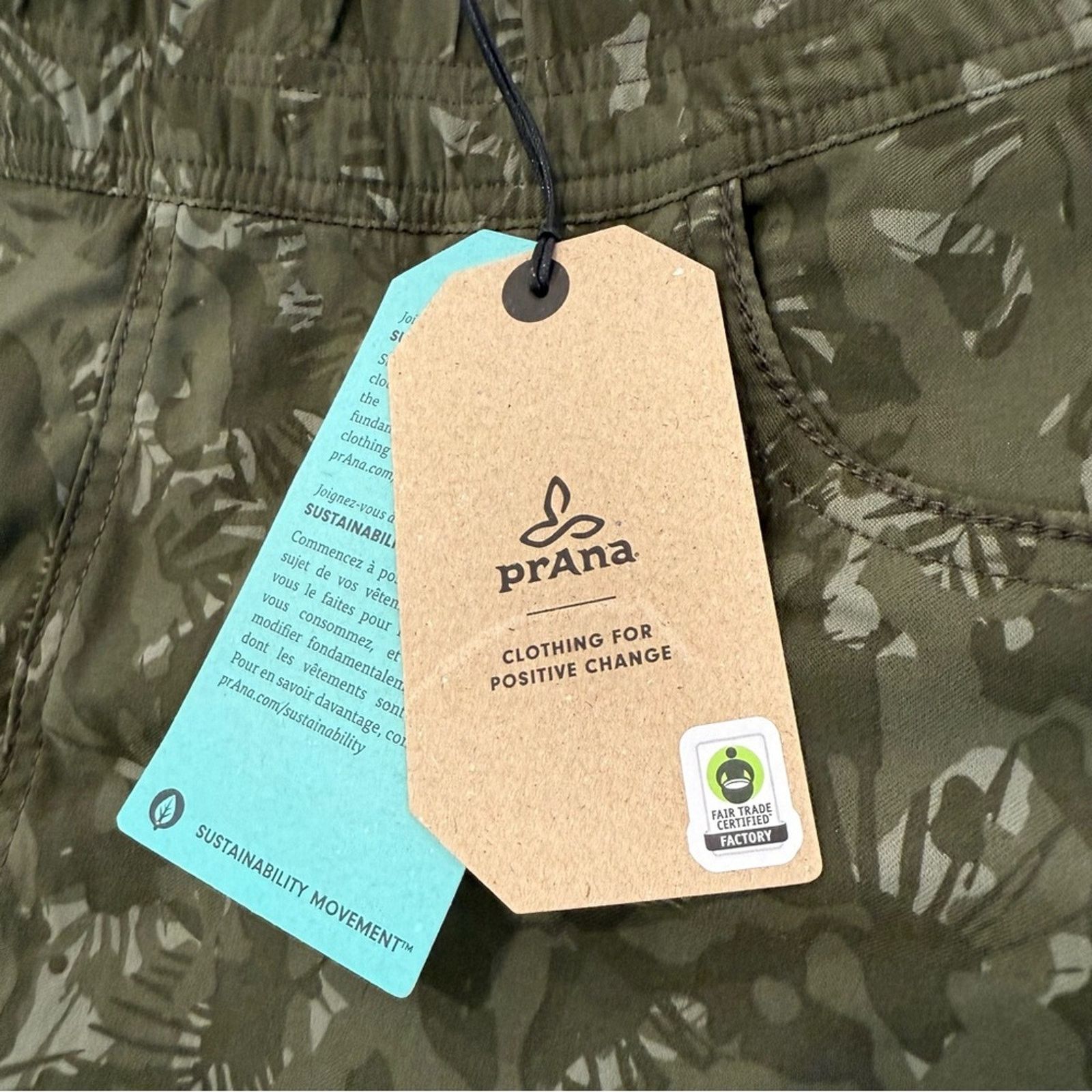 Prana Prana NWT Halle E-Waist Short II 5” Inseam Women’s 12 Camo Size 34" / US 12 / IT 48 - 5 Thumbnail