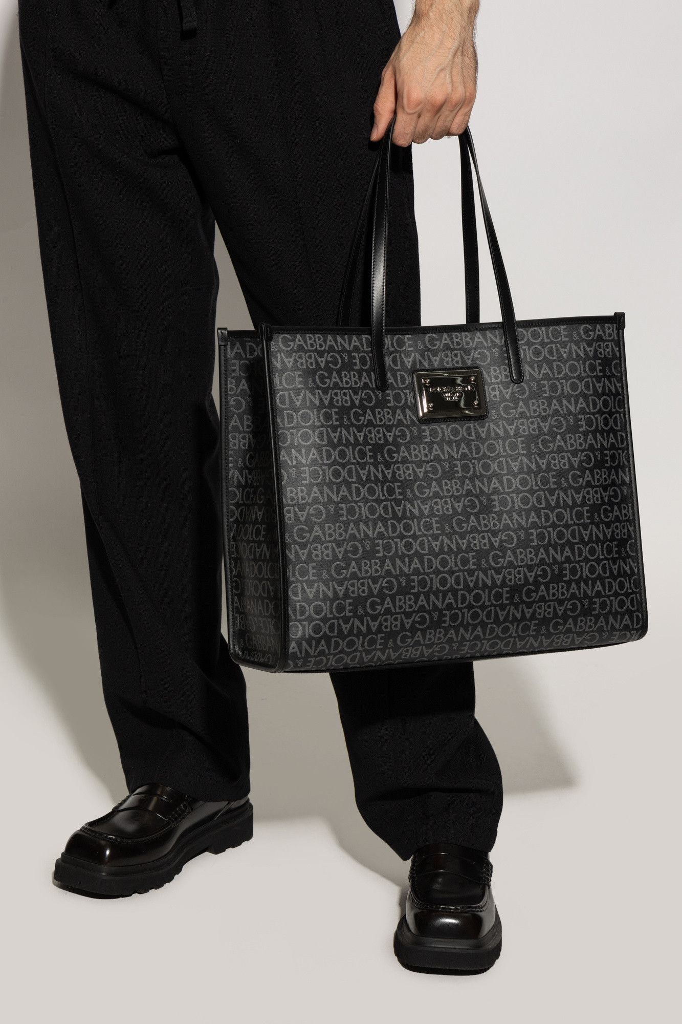 Dolce & Gabbana o1s22i1n0225 Size: OS / Large Tote Bag in Black Size ONE SIZE - 2 Thumbnail