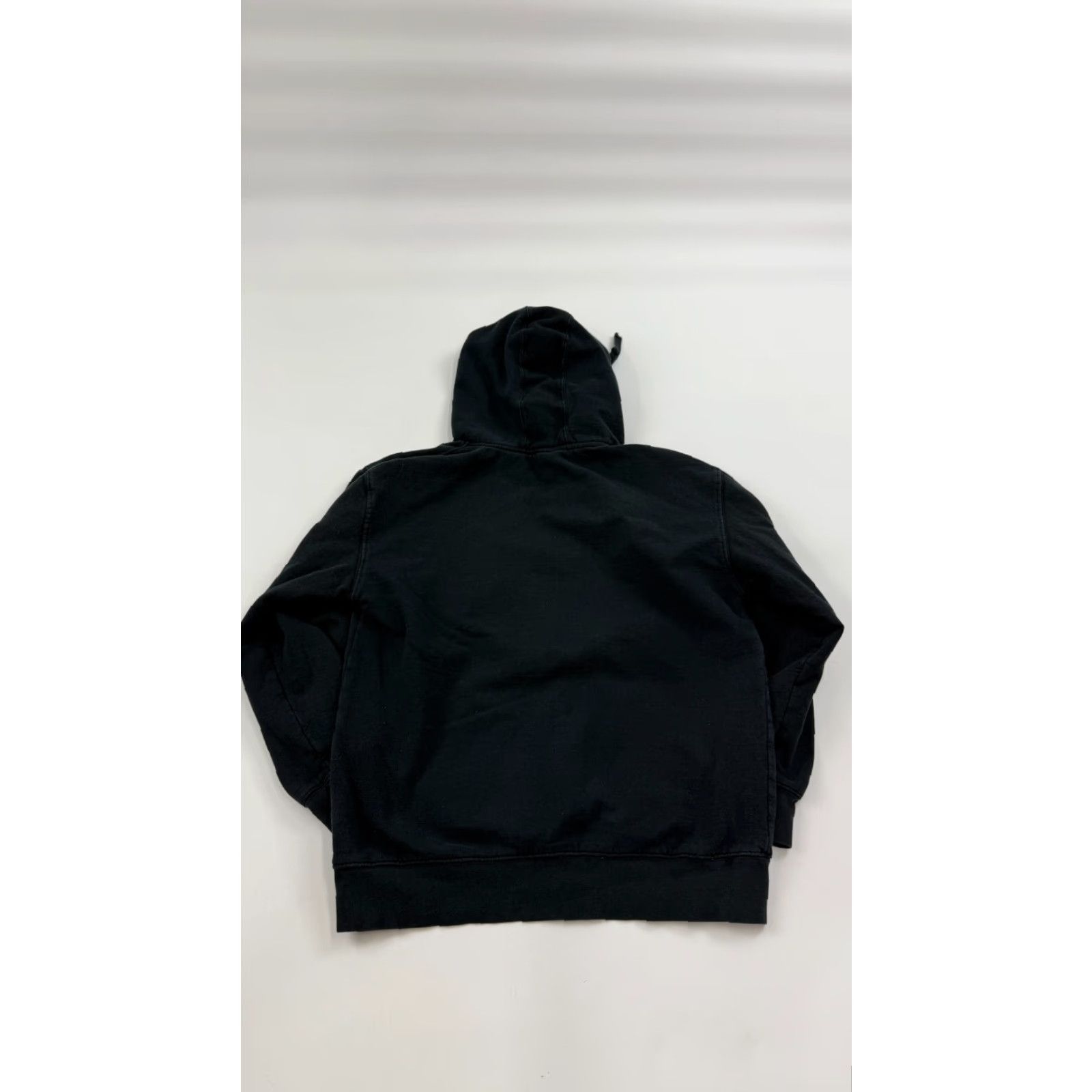 Vintage American Comfort Hoodie Sweatshirt Womens L Black Graphic Print 2 Face Bad Bunny Hooded Pullover with Pockets Size L / US 10 / IT 46 - 2 Thumbnail