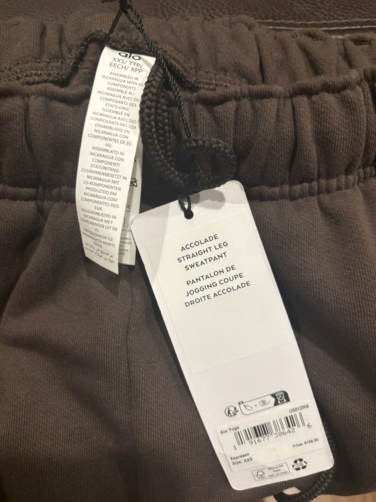 Alo Accolade Straight Leg Sweatpants Size 24" / US 00 / IT 34 - 1 Thumbnail
