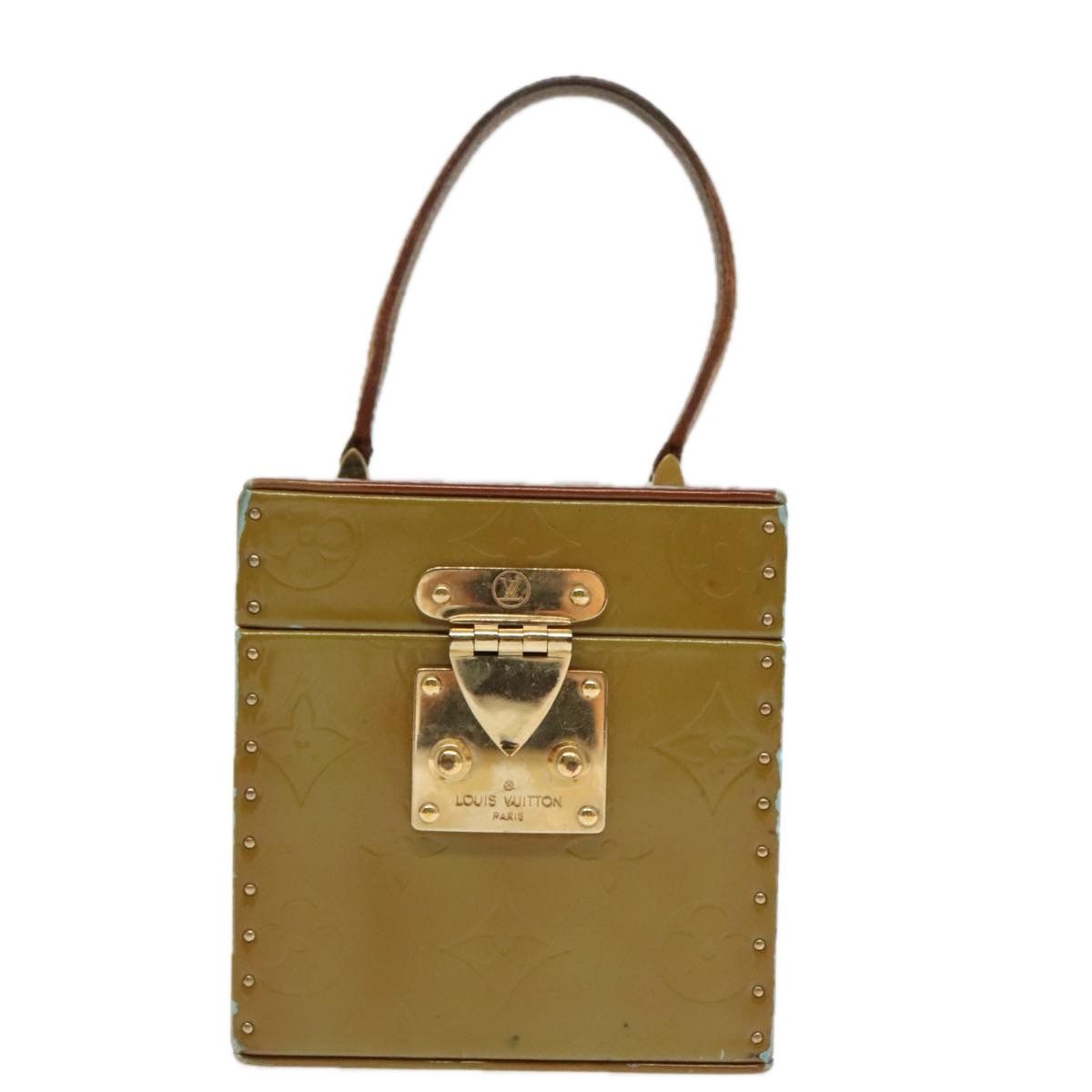 Louis Vuitton Bleecker Khaki Patent Leather Clutch Bag (Pre-Owned) Size ONE SIZE - 1 Thumbnail