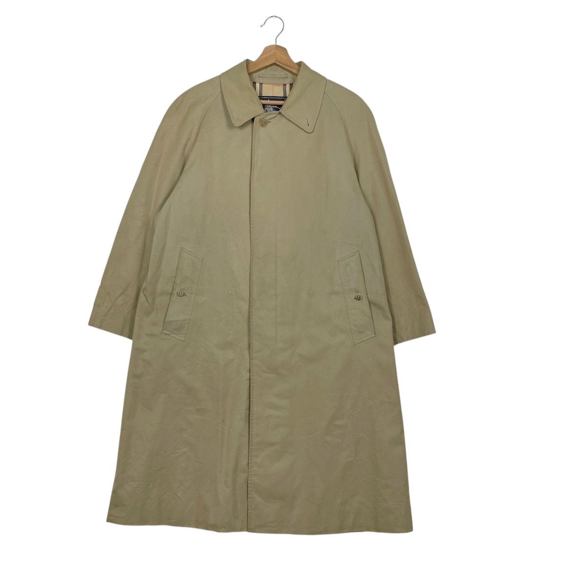 Burberry Vintage Burberrys Nova Check Trench Coat Size US M / EU 48-50 / 2 - 1 Thumbnail