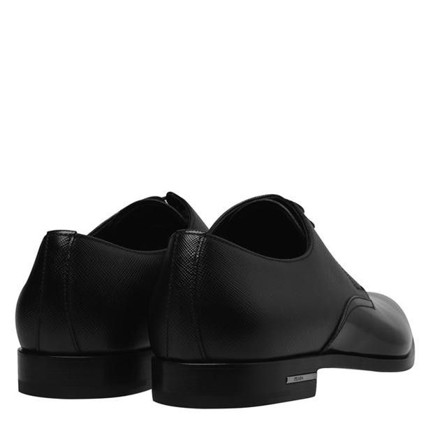 Prada Saffiano Leather Derby Shoes Size US 8 / EU 41 - 4 Thumbnail