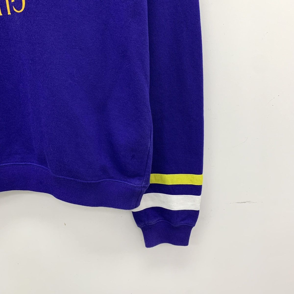 Gucci Gucci Dark Blue Logo Printed Crew Neck Sweatshirt K26WX Size XS / US 0-2 / IT 36-38 - 4 Thumbnail