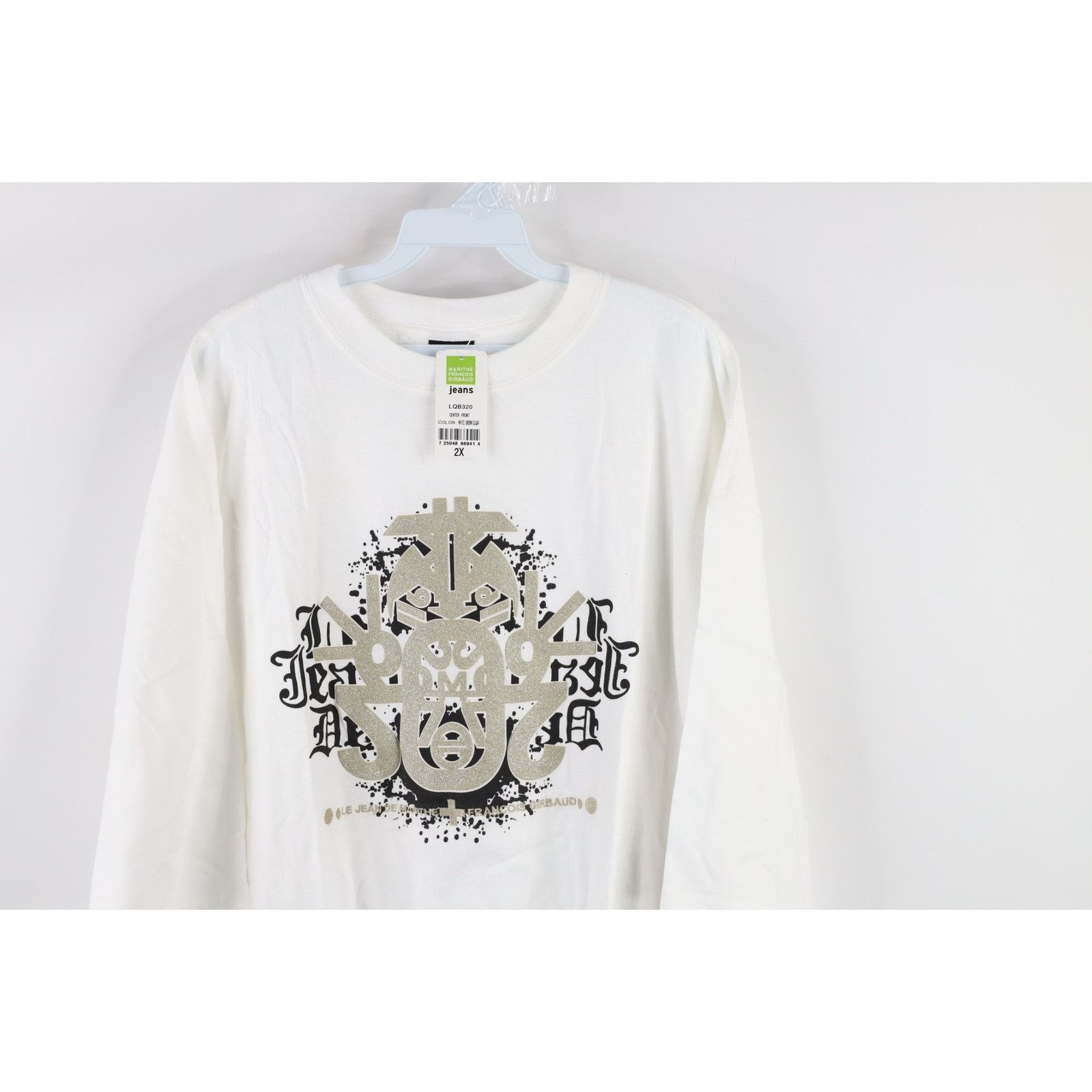Marithe + Francois Girbaud × Vintage NOS Vintage 90s Marithe Francois Girbaud Baggy T-Shirt Size US XXL / EU 58 / 5 - 2 Thumbnail
