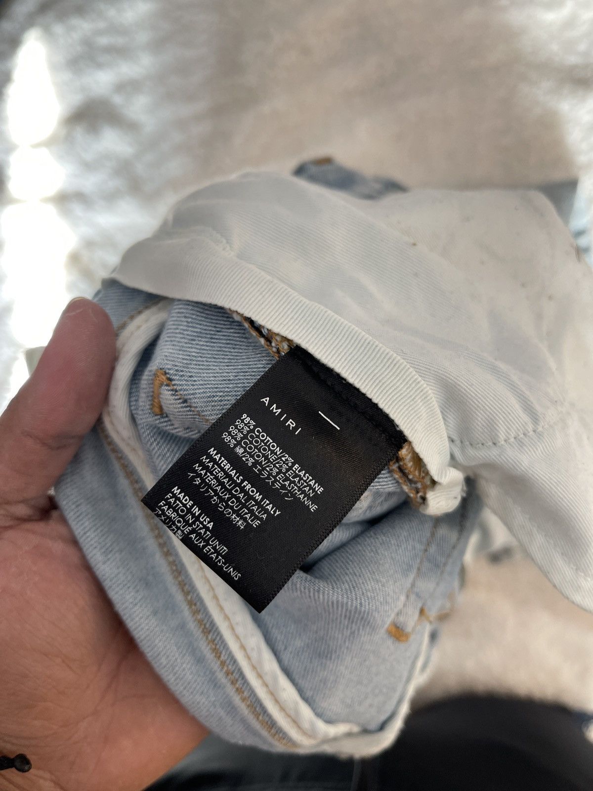 Amiri Light blue Amiri jeans Size US 30 / EU 46 - 4 Thumbnail