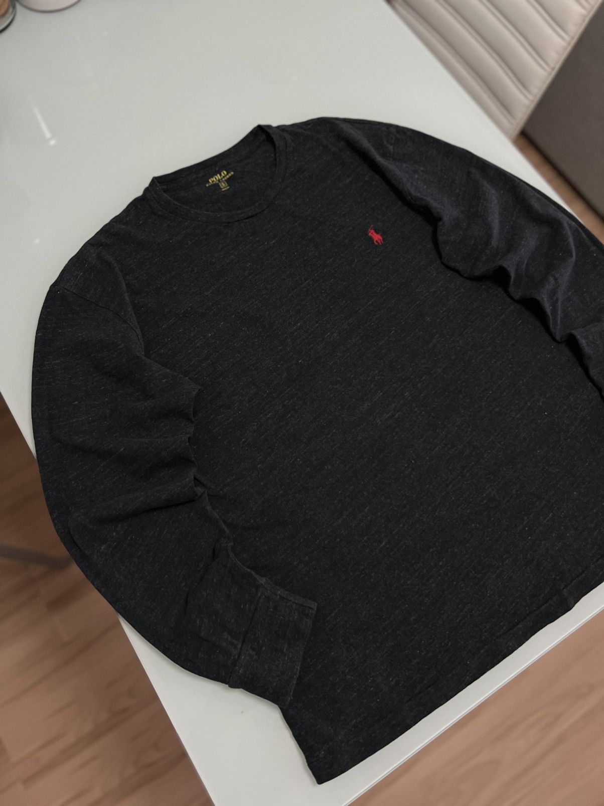 Polo Ralph Lauren Vintage Polo Ralph Lauren Long Sleeve Dark Grey Size US S / EU 44-46 / 1 - 3 Thumbnail