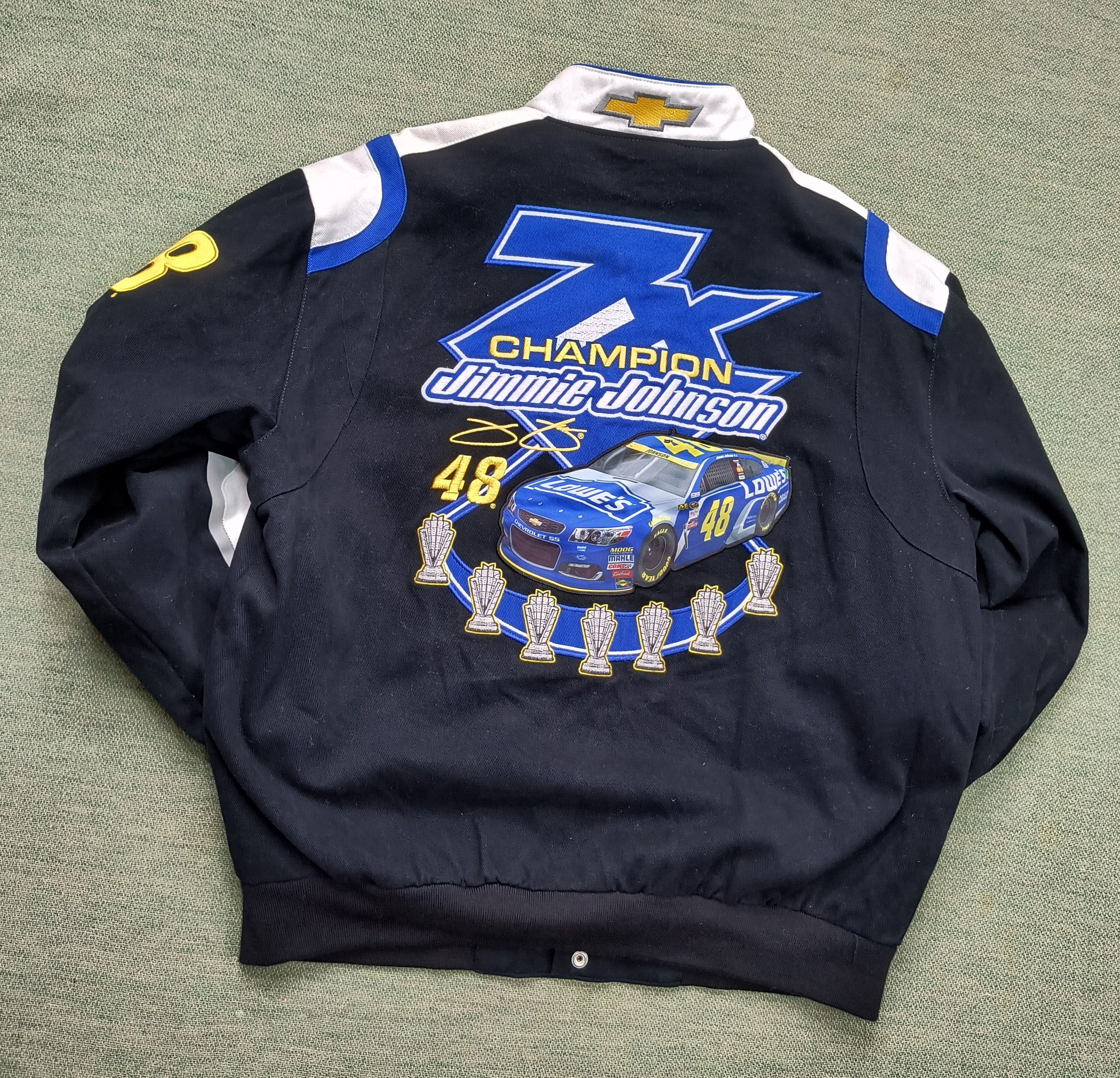 NASCAR Jimmie Johnson Time champion 2016 racing jacket