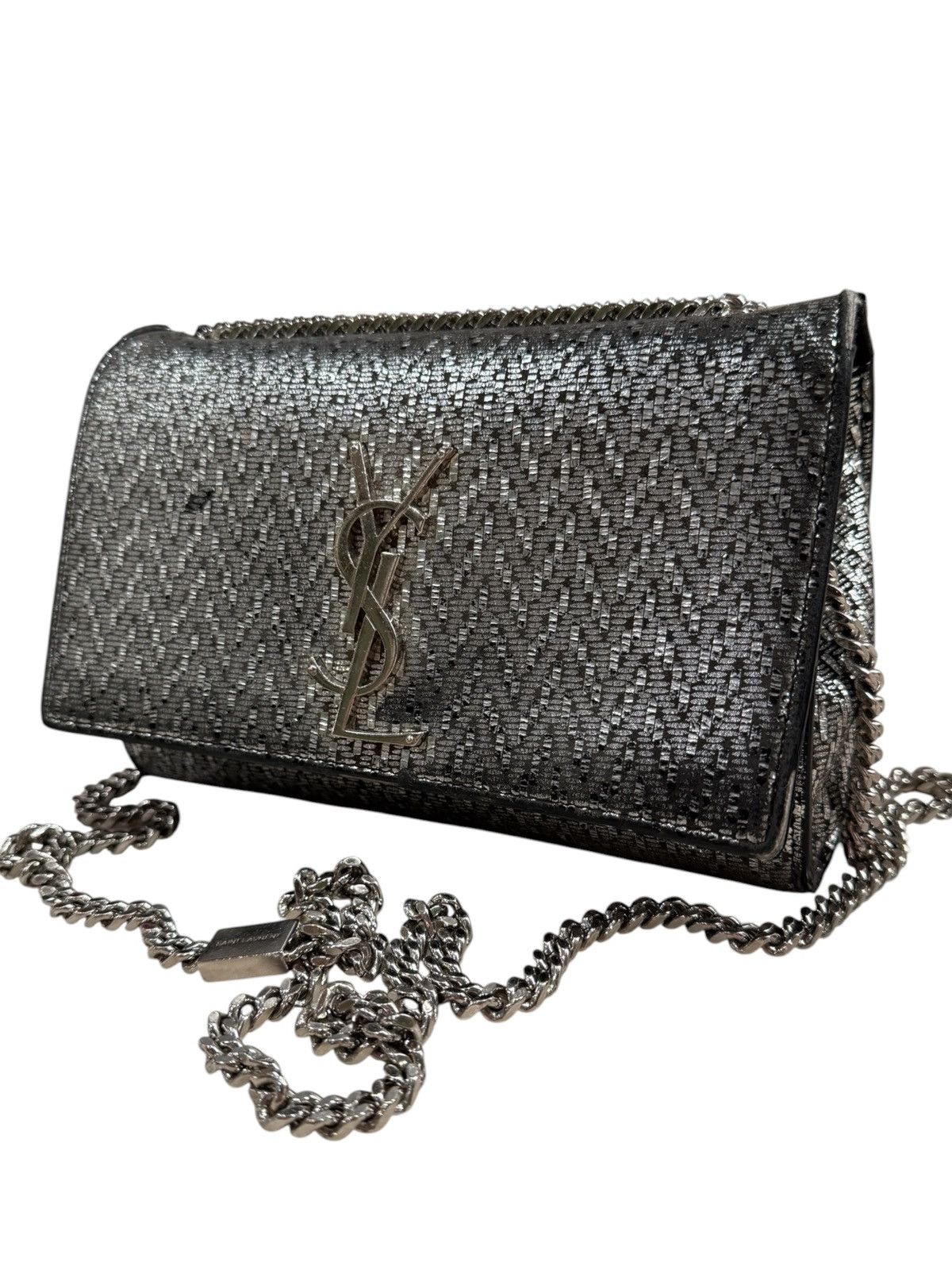 Saint Laurent Paris Saint laurent silver cross body chain bag Size ONE SIZE - 2 Thumbnail