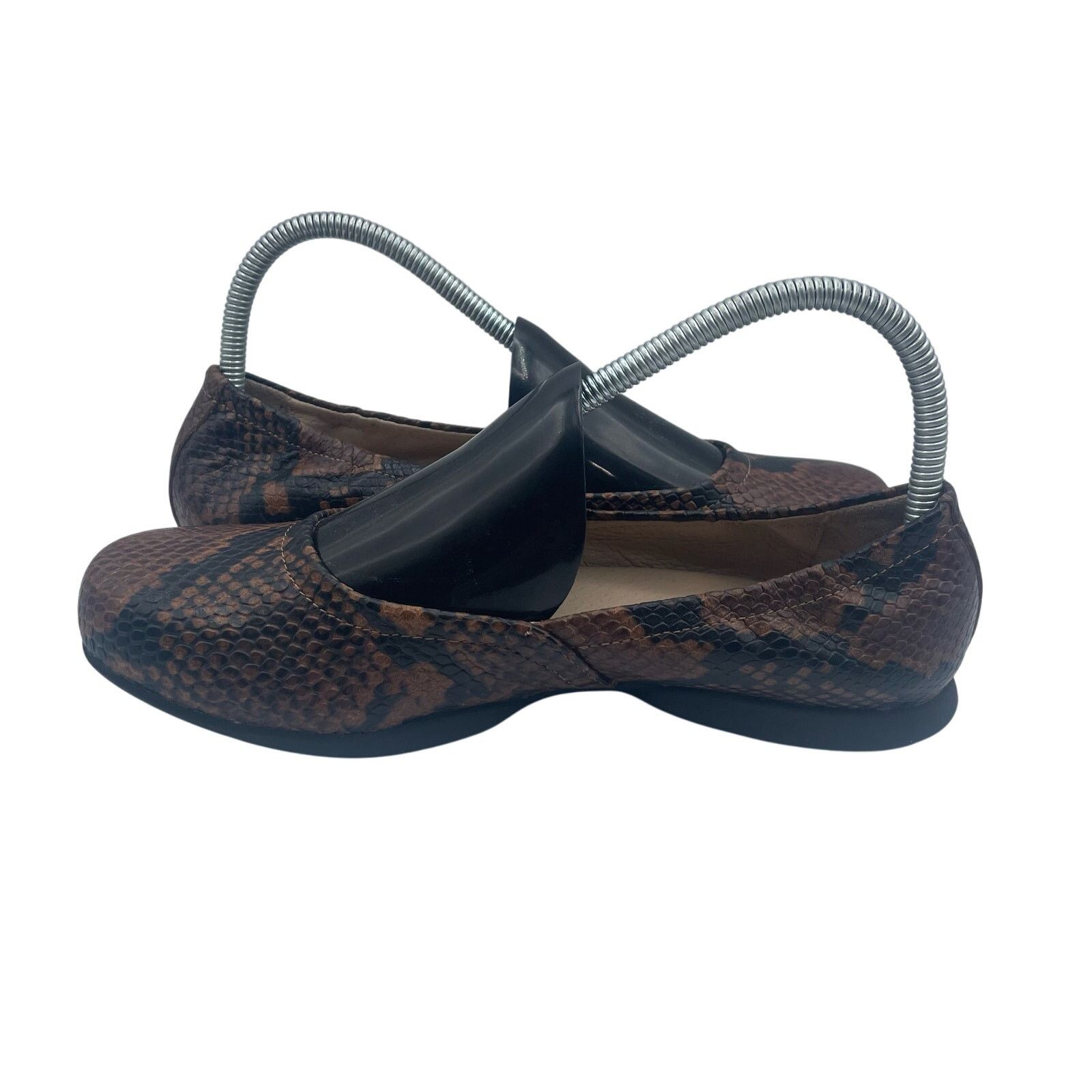 Other ABEO Tilly Flats Brown Snakeskin Comfort Leather Womens 8 Size US 8 / IT 38 - 6 Thumbnail