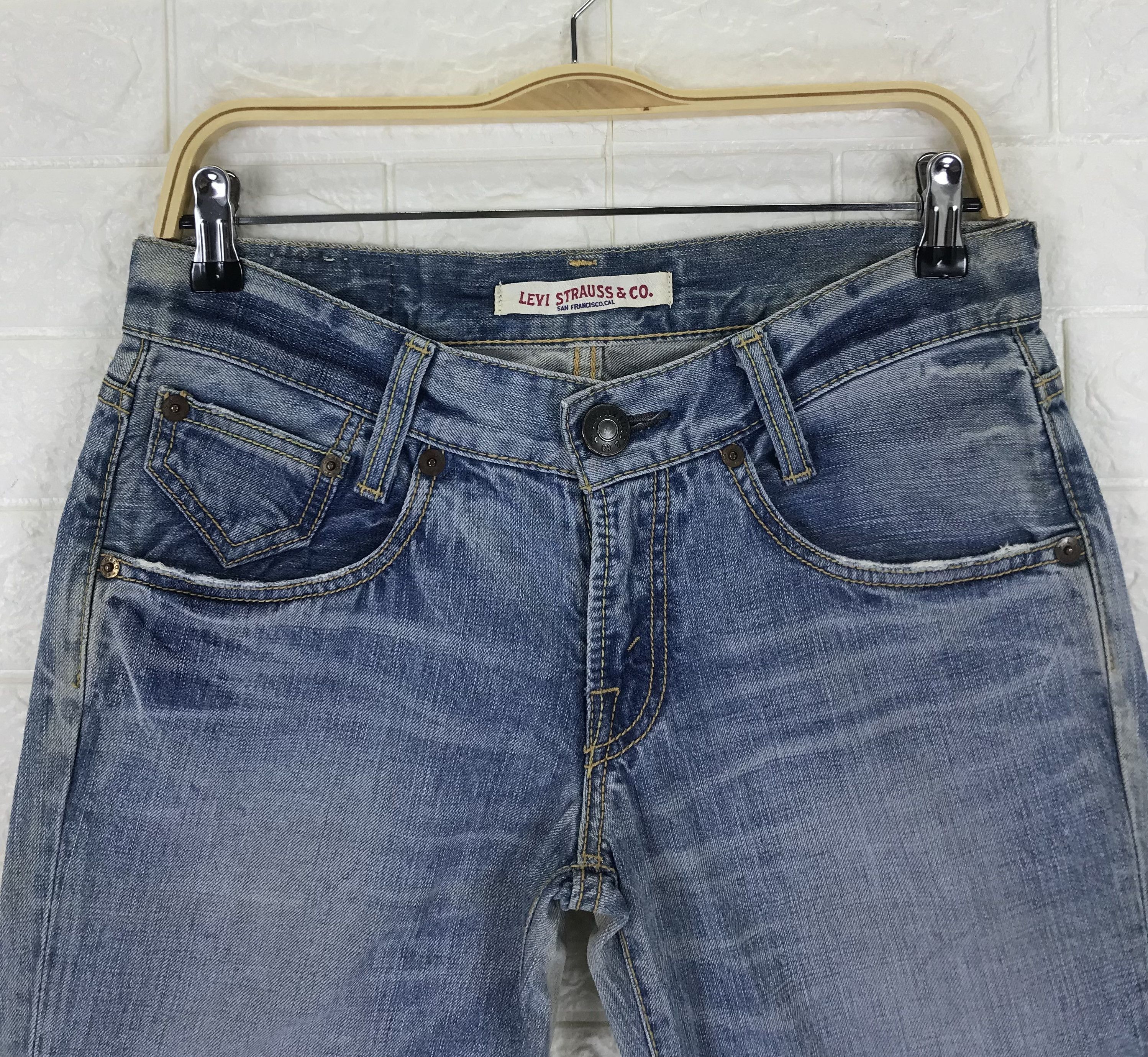 Levi's Vintage Levi's 502 Blue Wash Jeans Size 29" - 2 Thumbnail