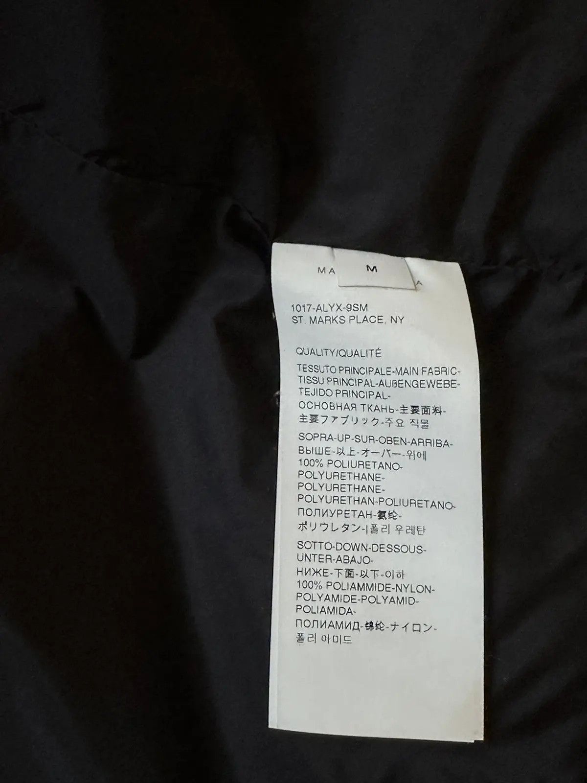 Alyx 1017 ALYX 9SM Nightrider Down Jacket Size US M / EU 48-50 / 2 - 8 Thumbnail
