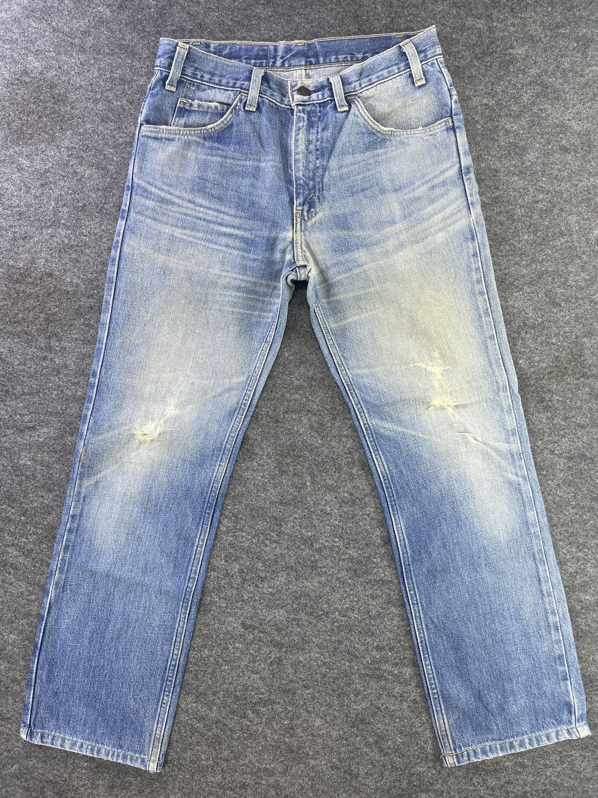 image of Levis 519 Distressed Jeans - J964 in Blue, Men's (Size 31)