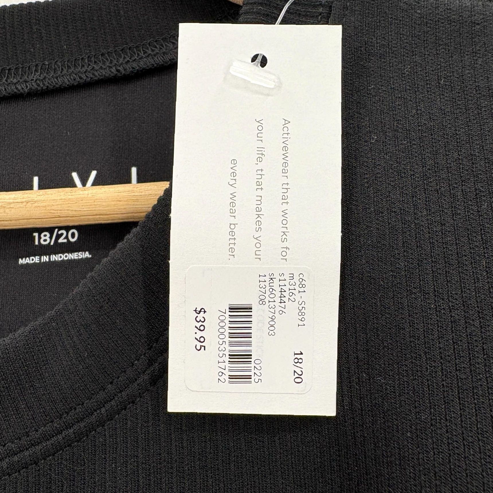 Vintage LIVI For Lane Bryant Shirt Womens 18/20 Black Plus Size Knit Tee Casual Pullover Size XXL / US 16-18 / IT 52-54 - 5 Thumbnail